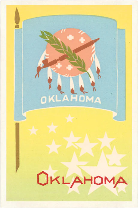 Oklahoma State Flag Sticker