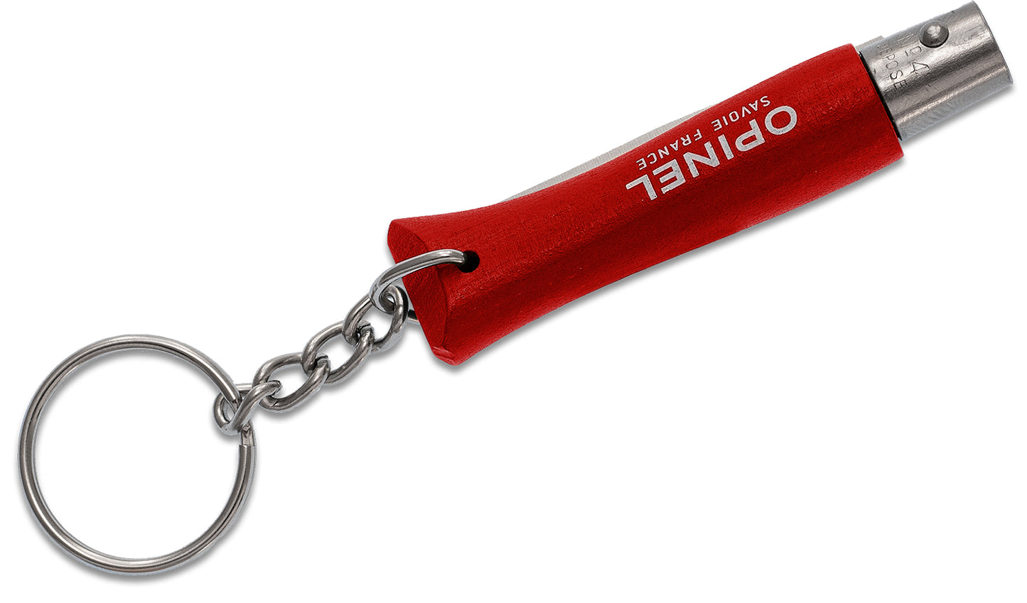No.04 Stainless Steel Folding Knife - Red