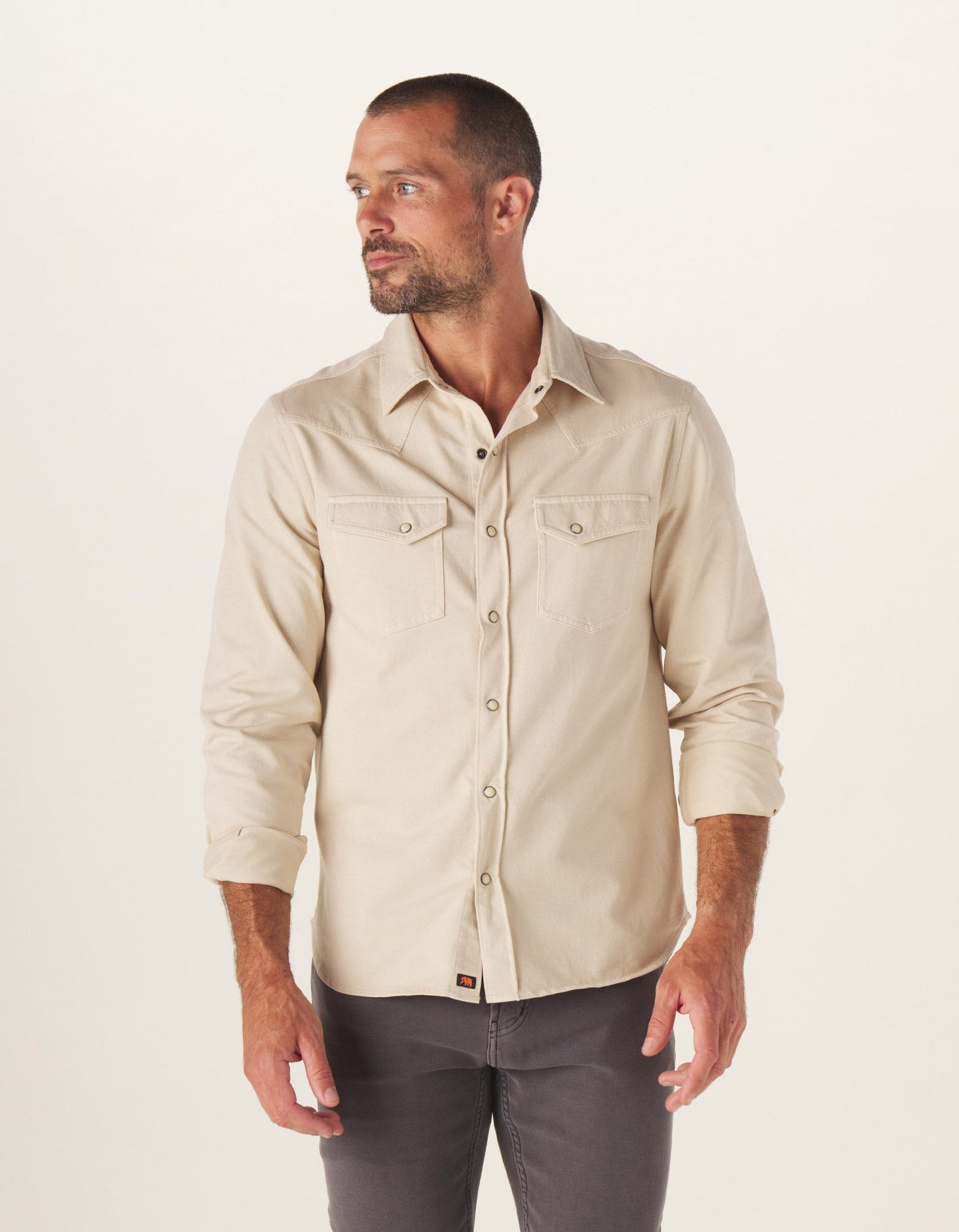 Tentoma Western Shirt - Bone