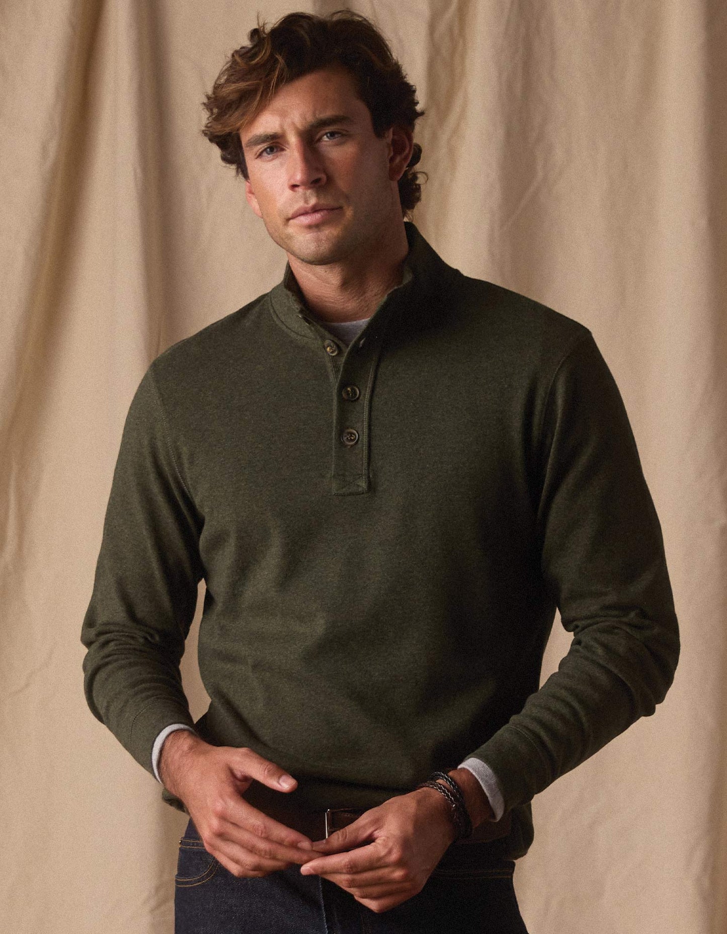 Puremeso Button Popover - Olive