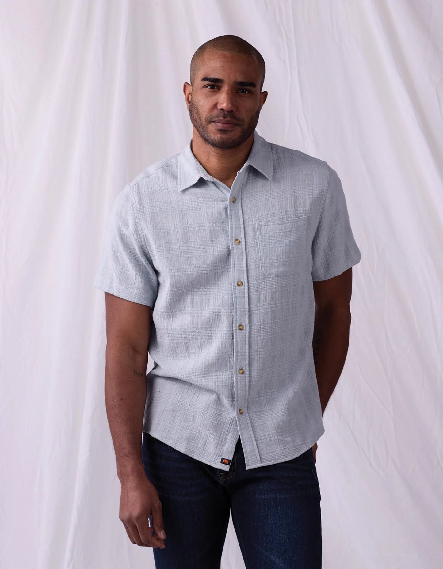 Freshwater Button Up Shirt - Misty Harbor Dobby