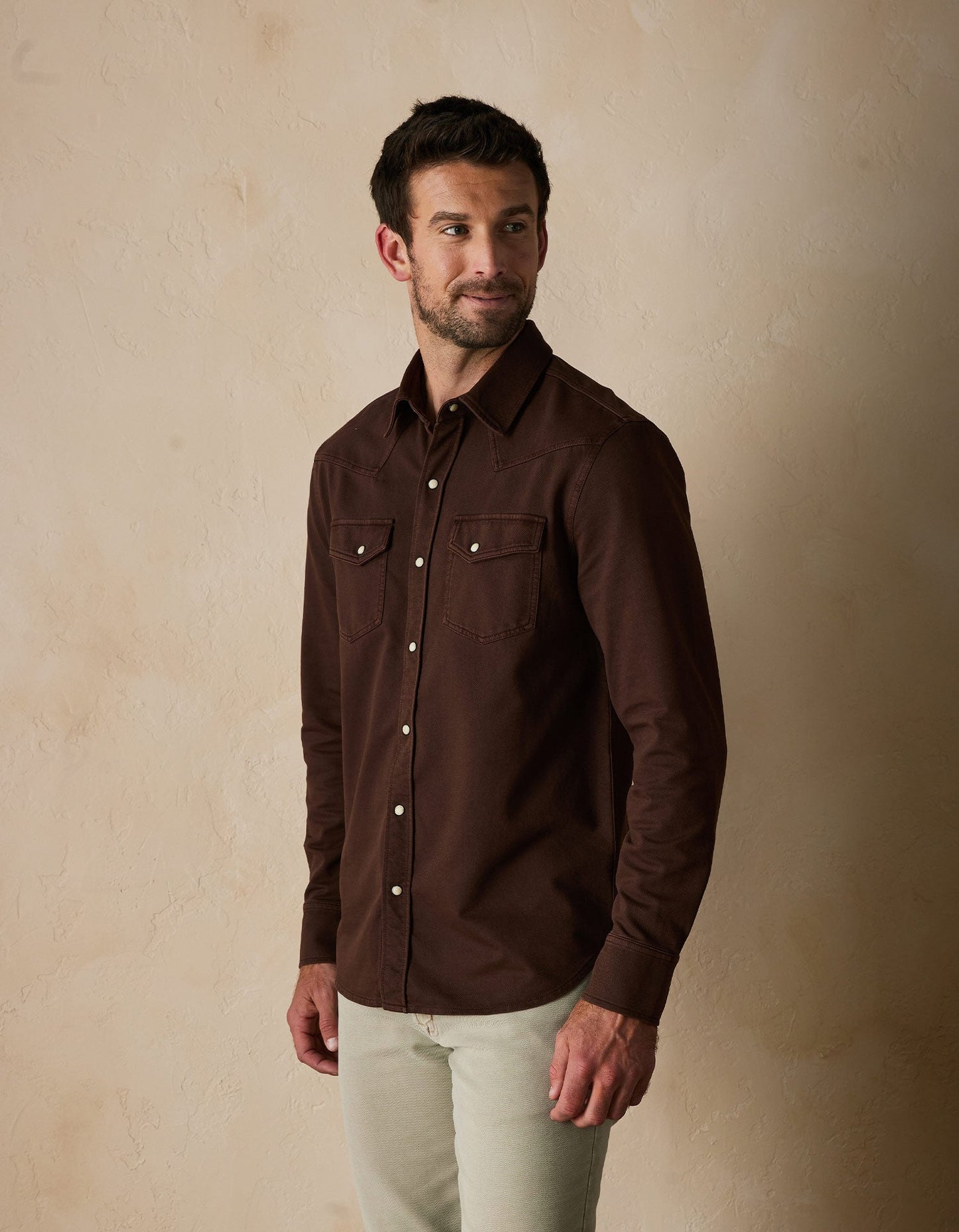 Tentoma Western Shirt - Chestnut