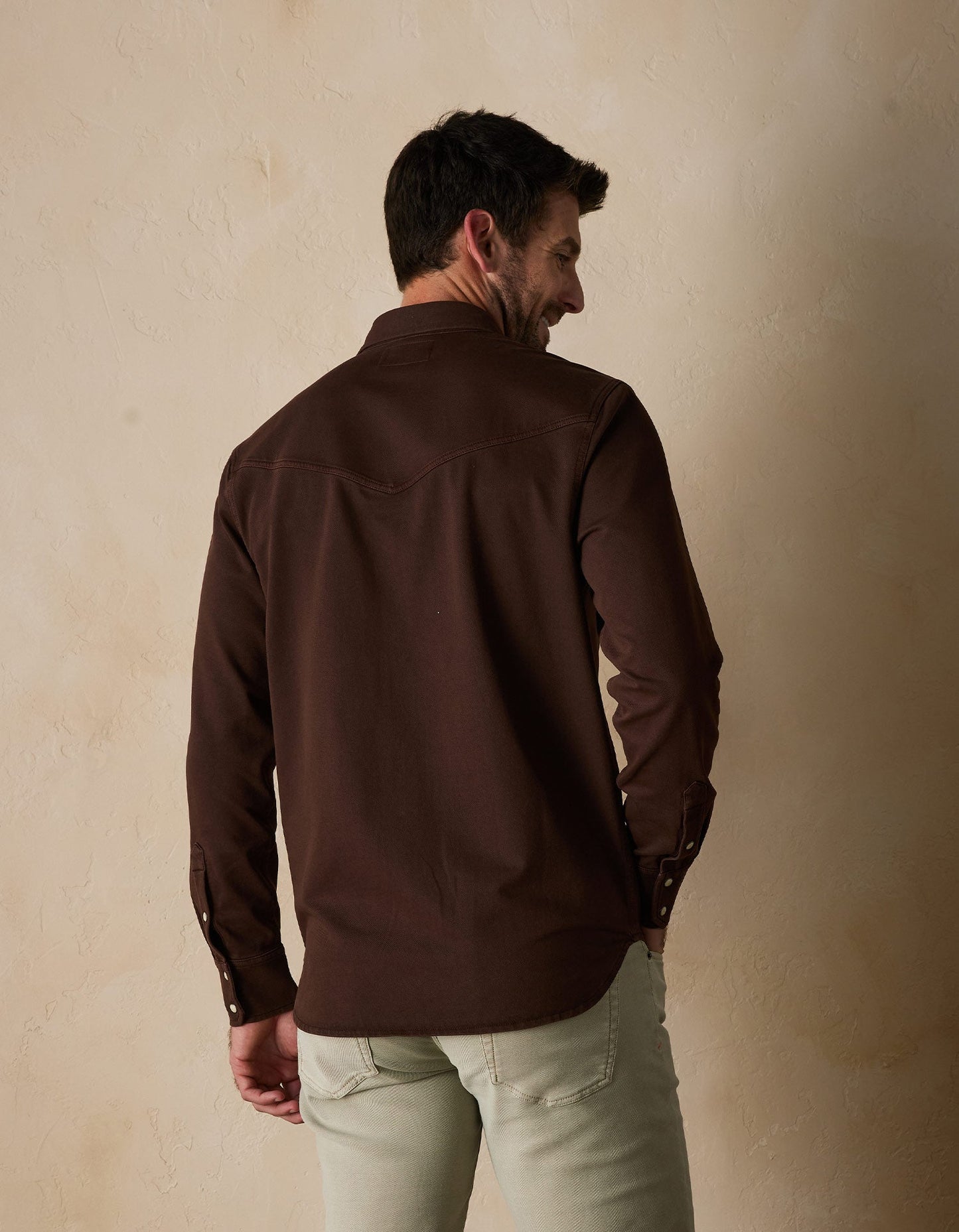 Tentoma Western Shirt - Chestnut