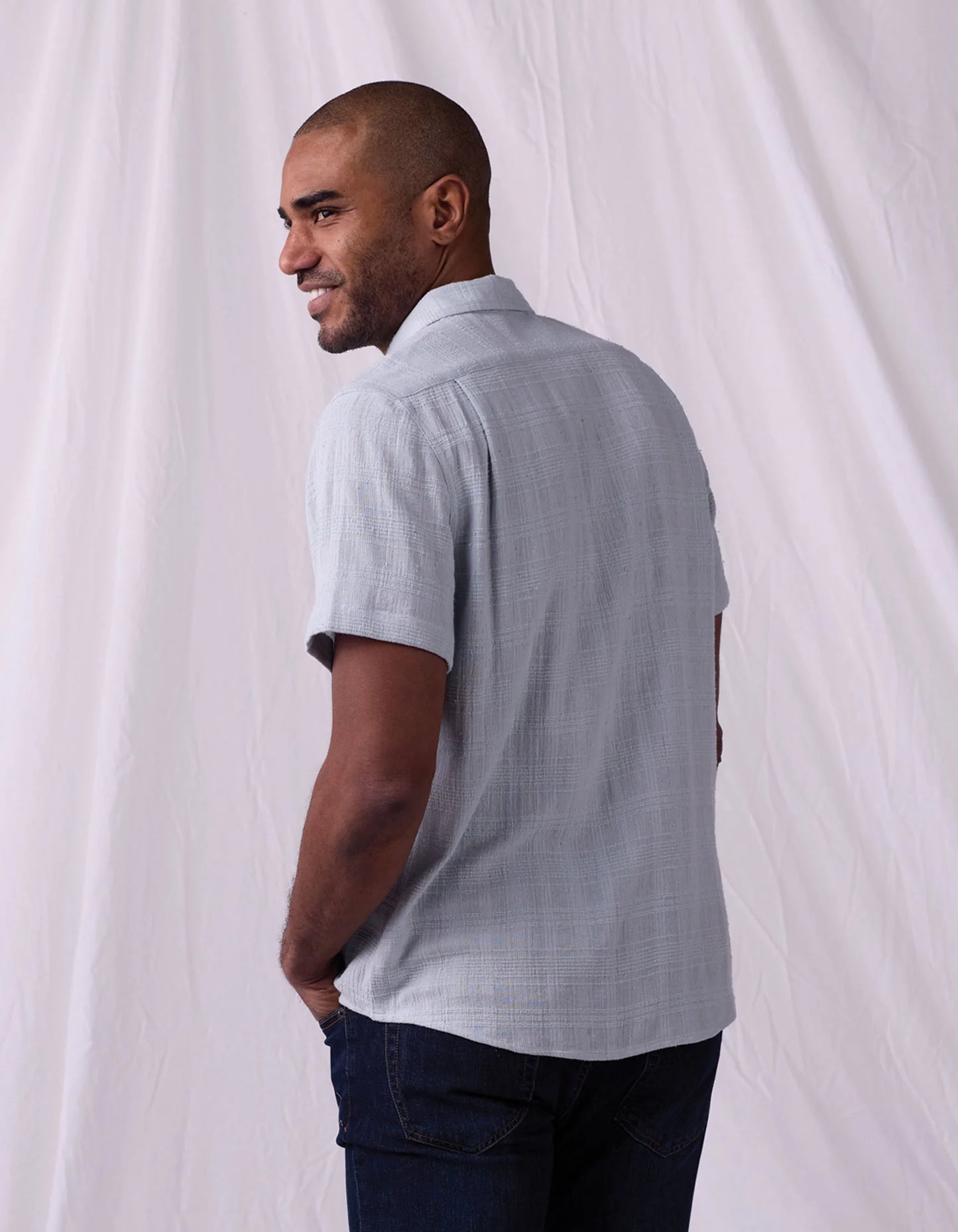 Freshwater Button Up Shirt - Misty Harbor Dobby