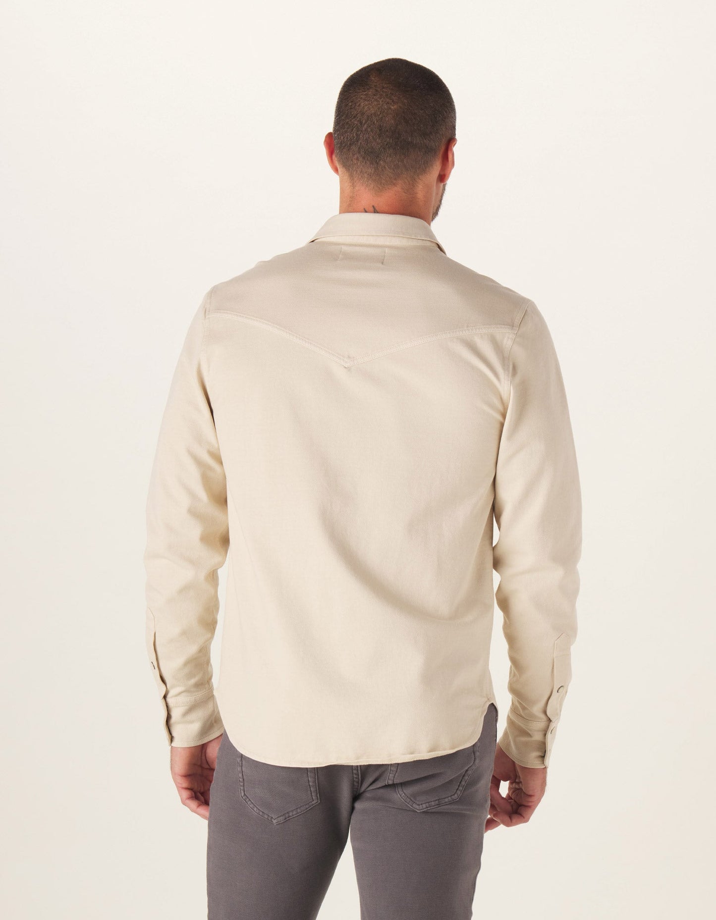 Tentoma Western Shirt - Bone