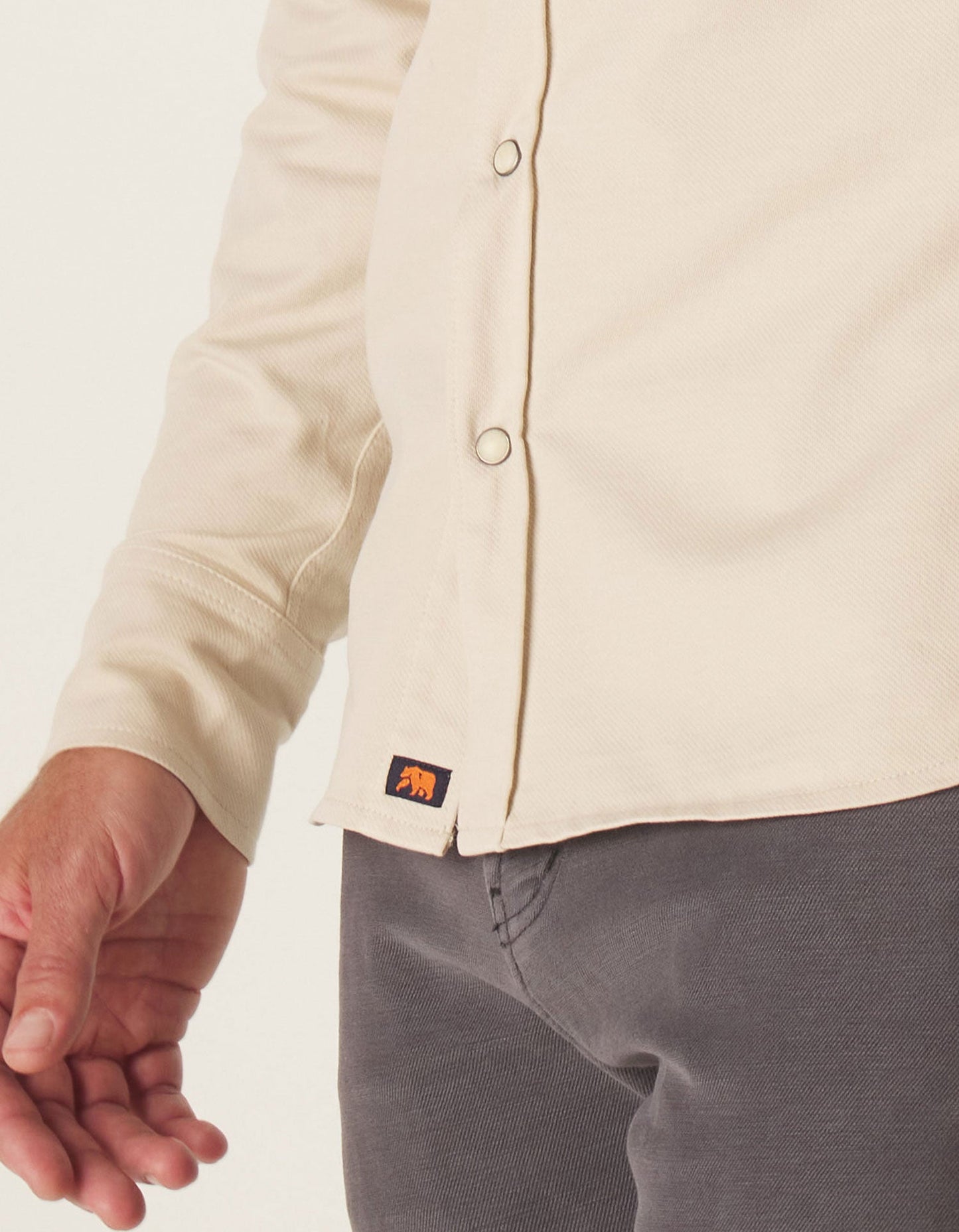 Tentoma Western Shirt - Bone