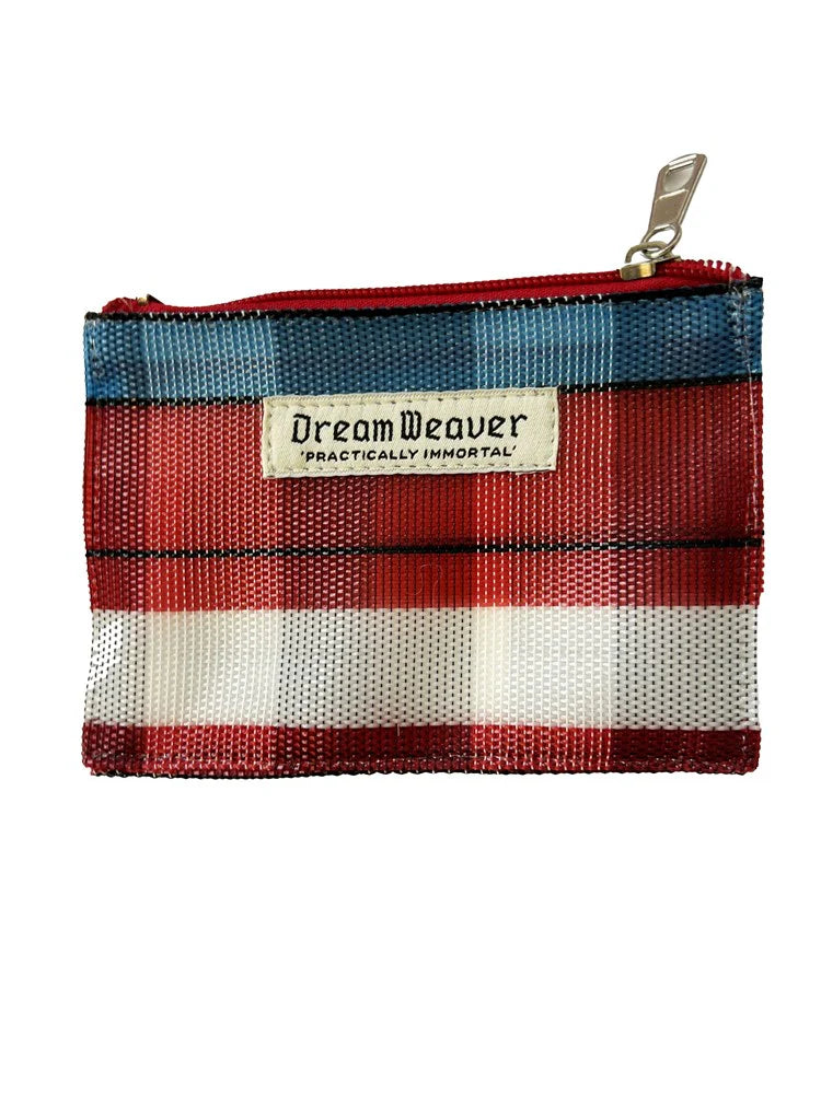 The Pocket Cards N' Currency Zip - Firecracker Plaid