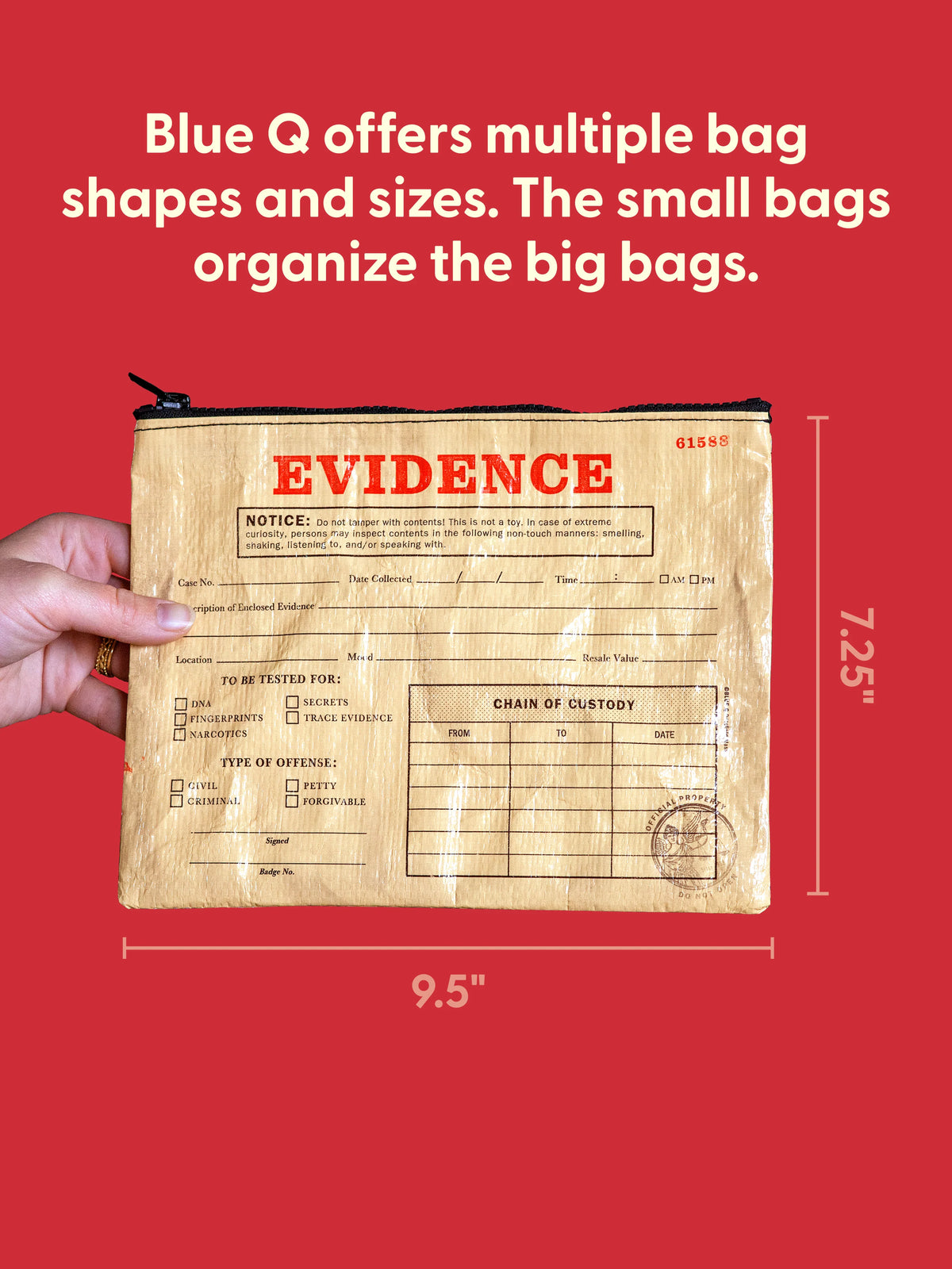 Evidence Zipper Pouch