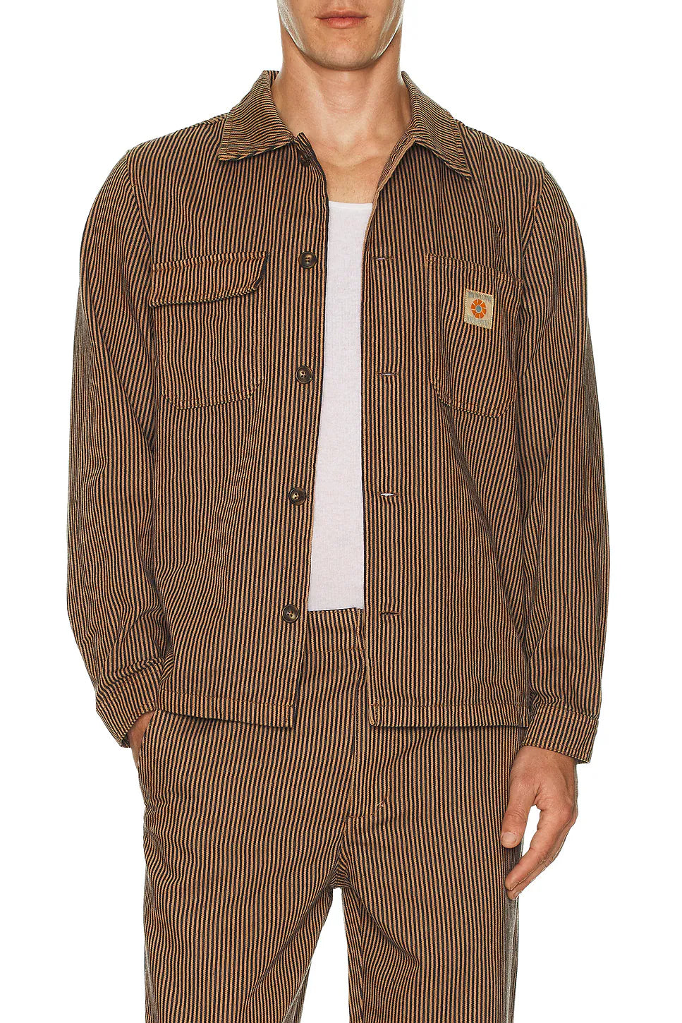 Hickory Stripe Work Shirt