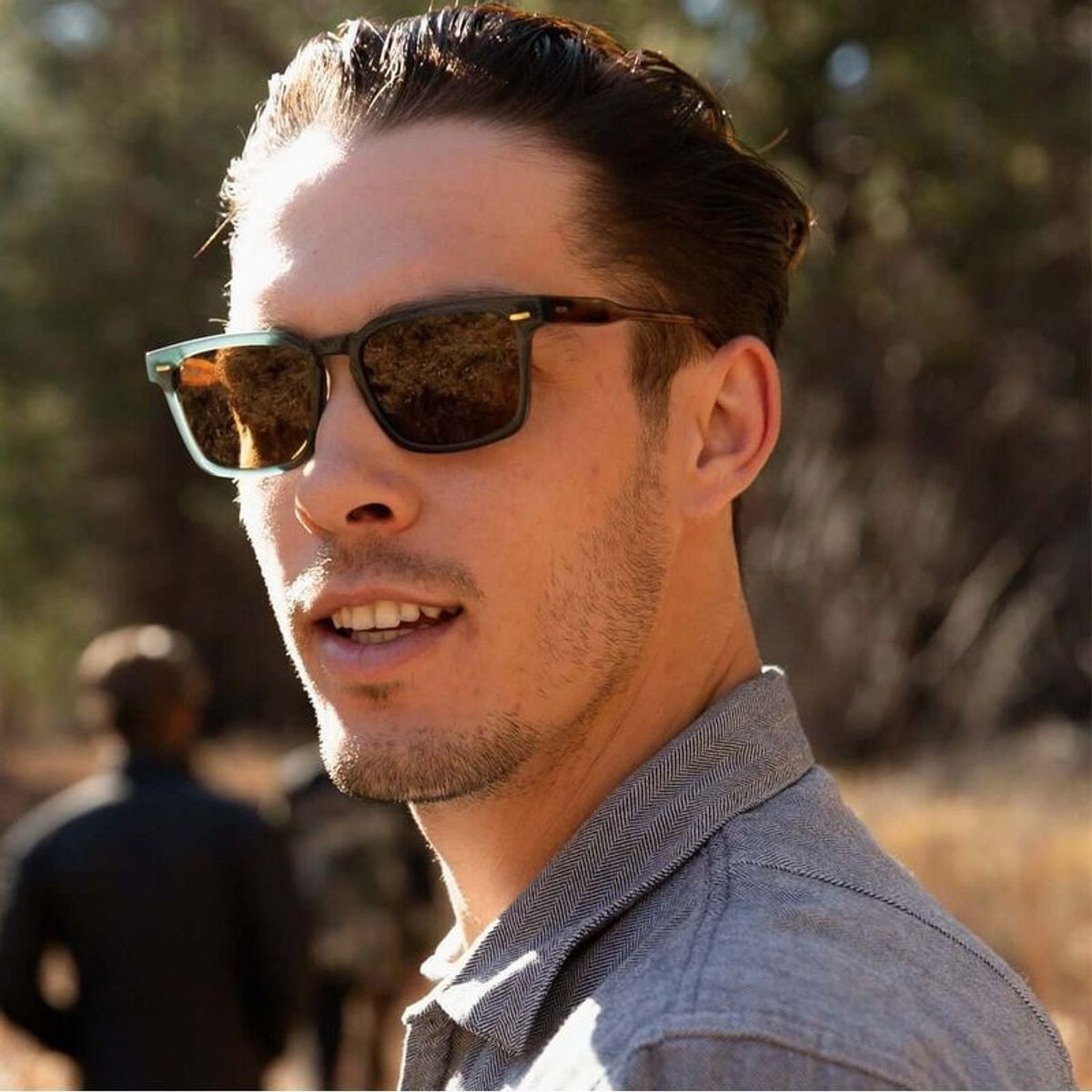 Adin Sunglasses Cirus/Vibrant Brown Polarised Lenses