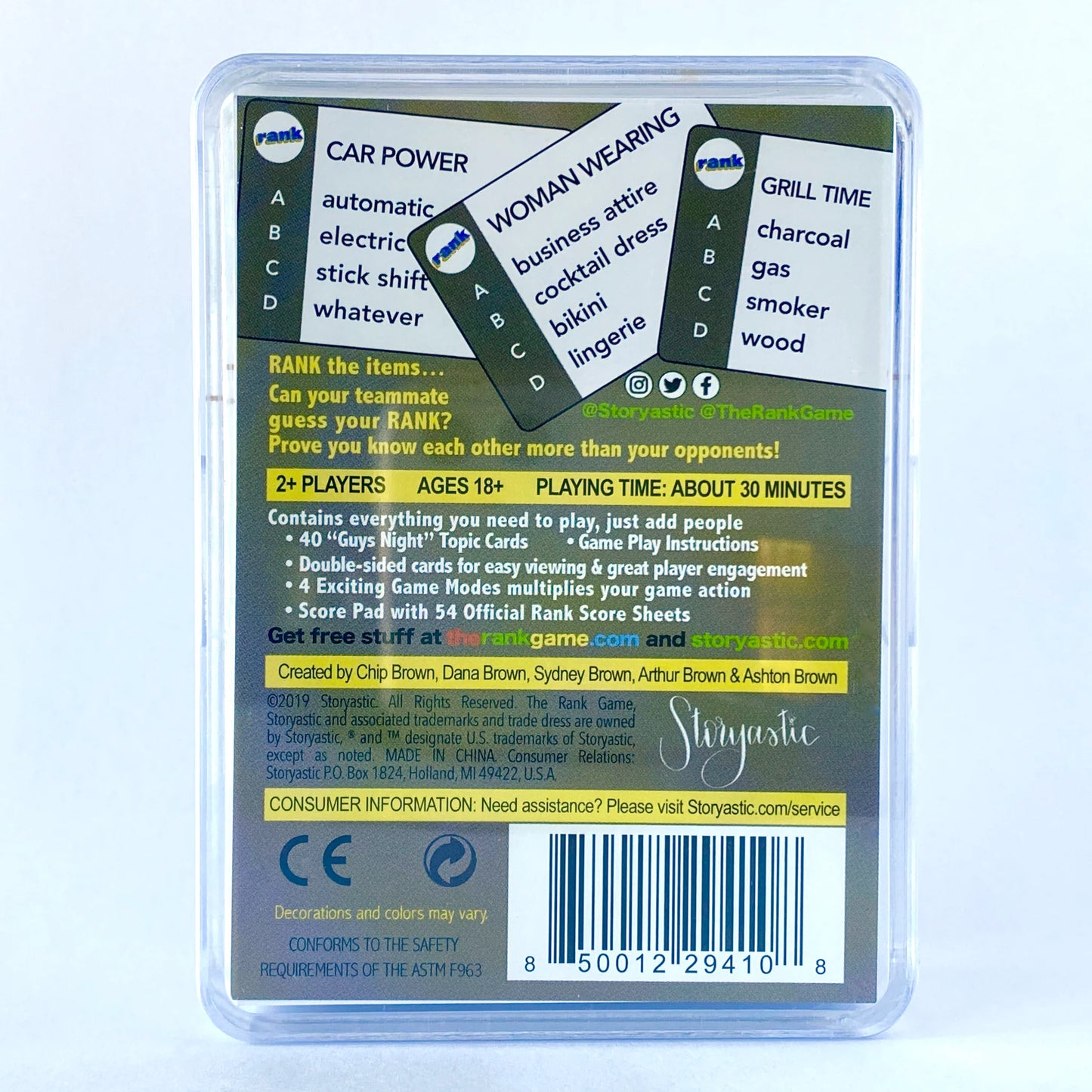 The Rank Game Expansion & Standalone Pack: Guys Night