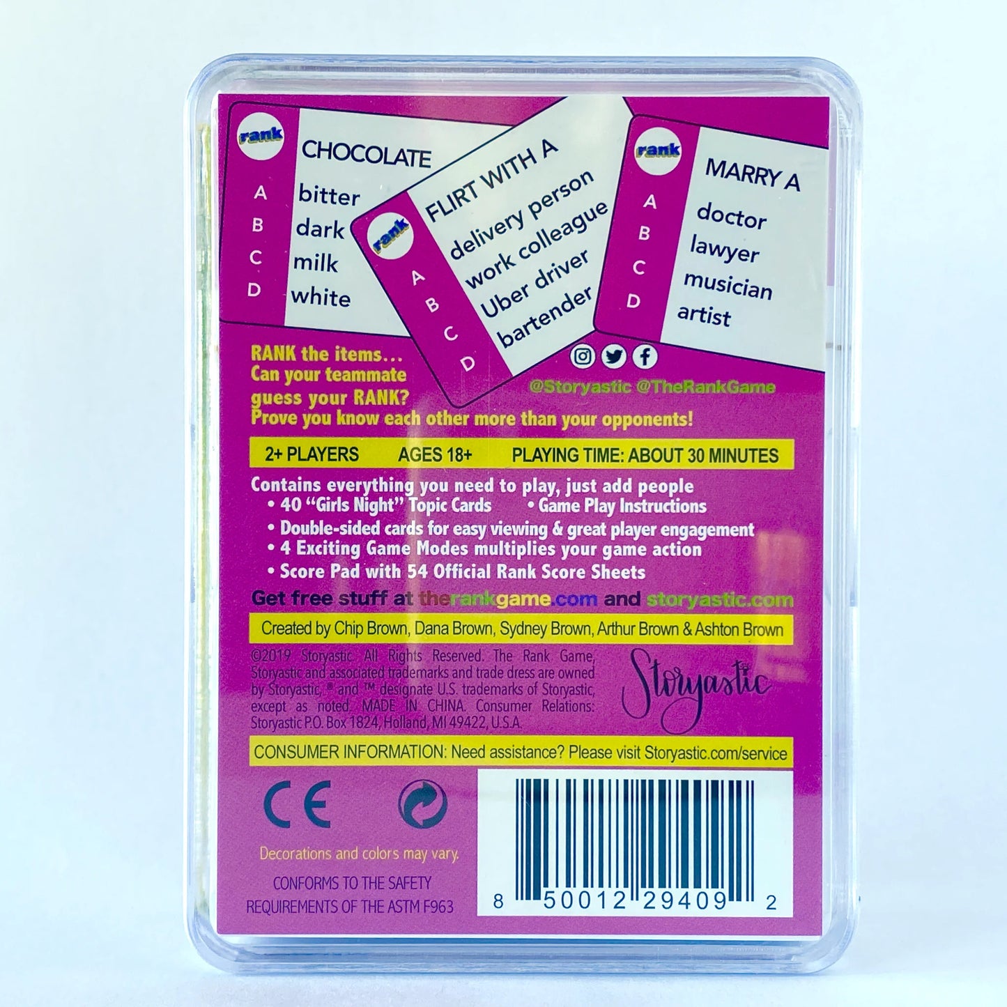 The Rank Game Expansion & Standalone Pack: Girls Night