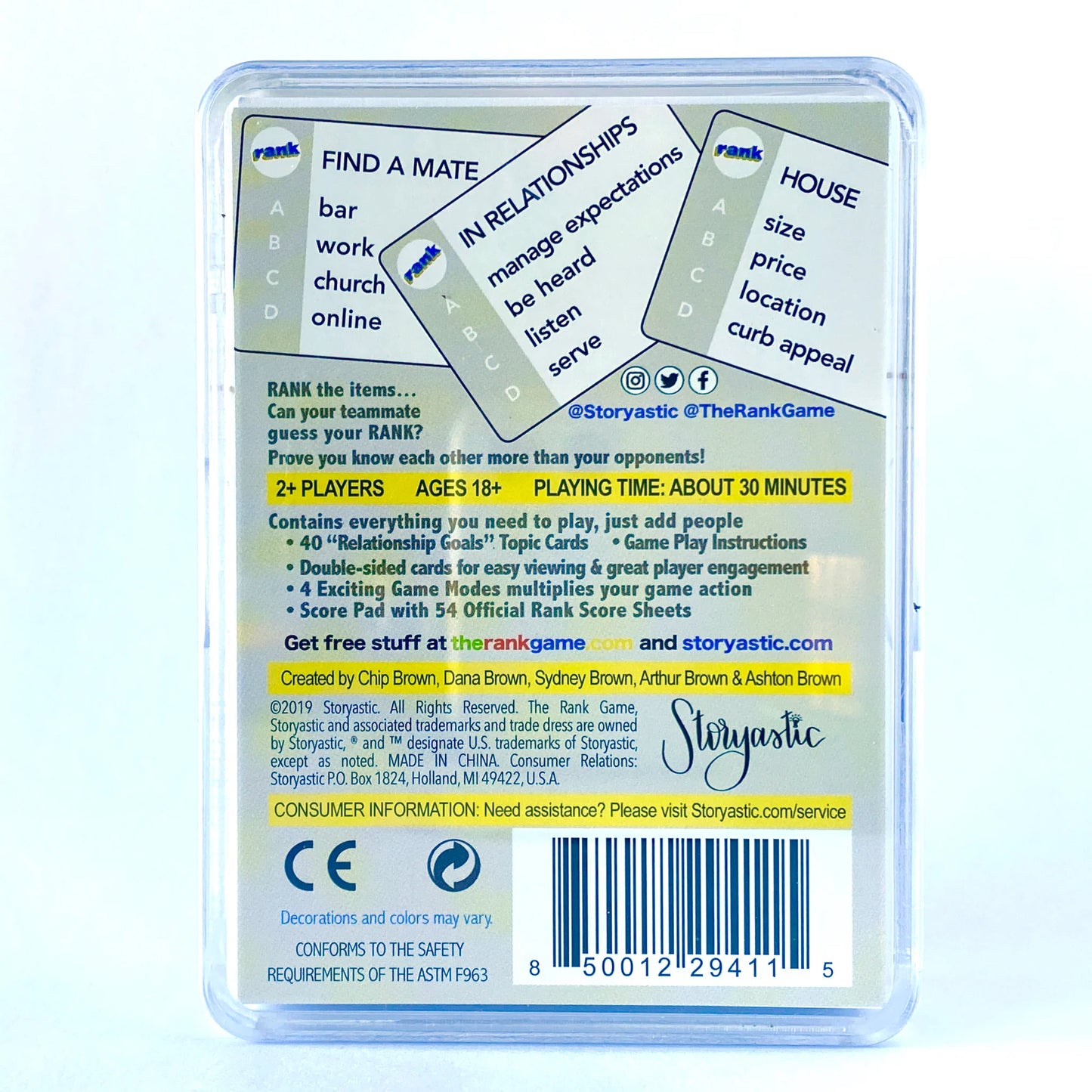 The Rank Game Expansion & Standalone Pack: Relationship Goals