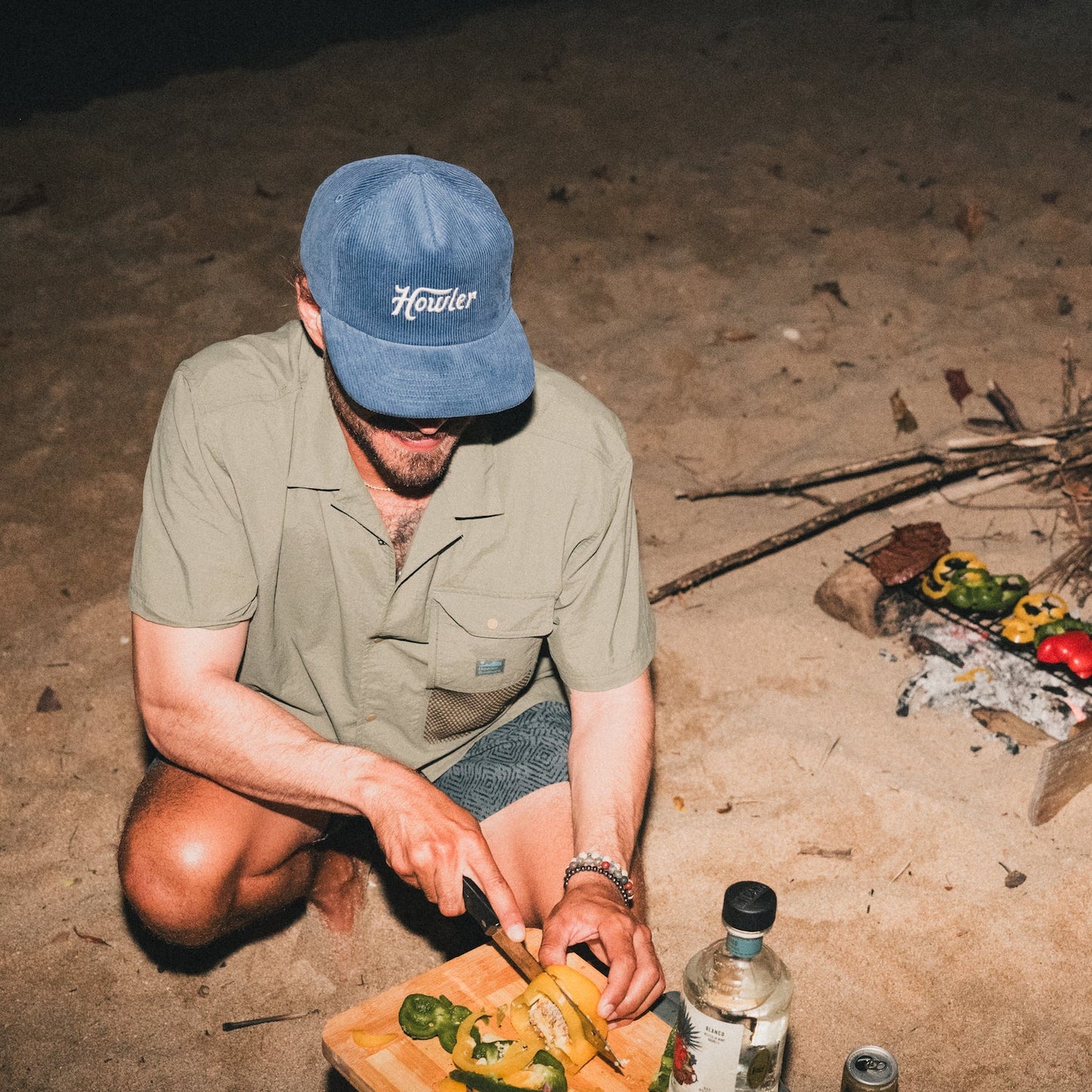 Howler Script Snapback: Blue Mirage