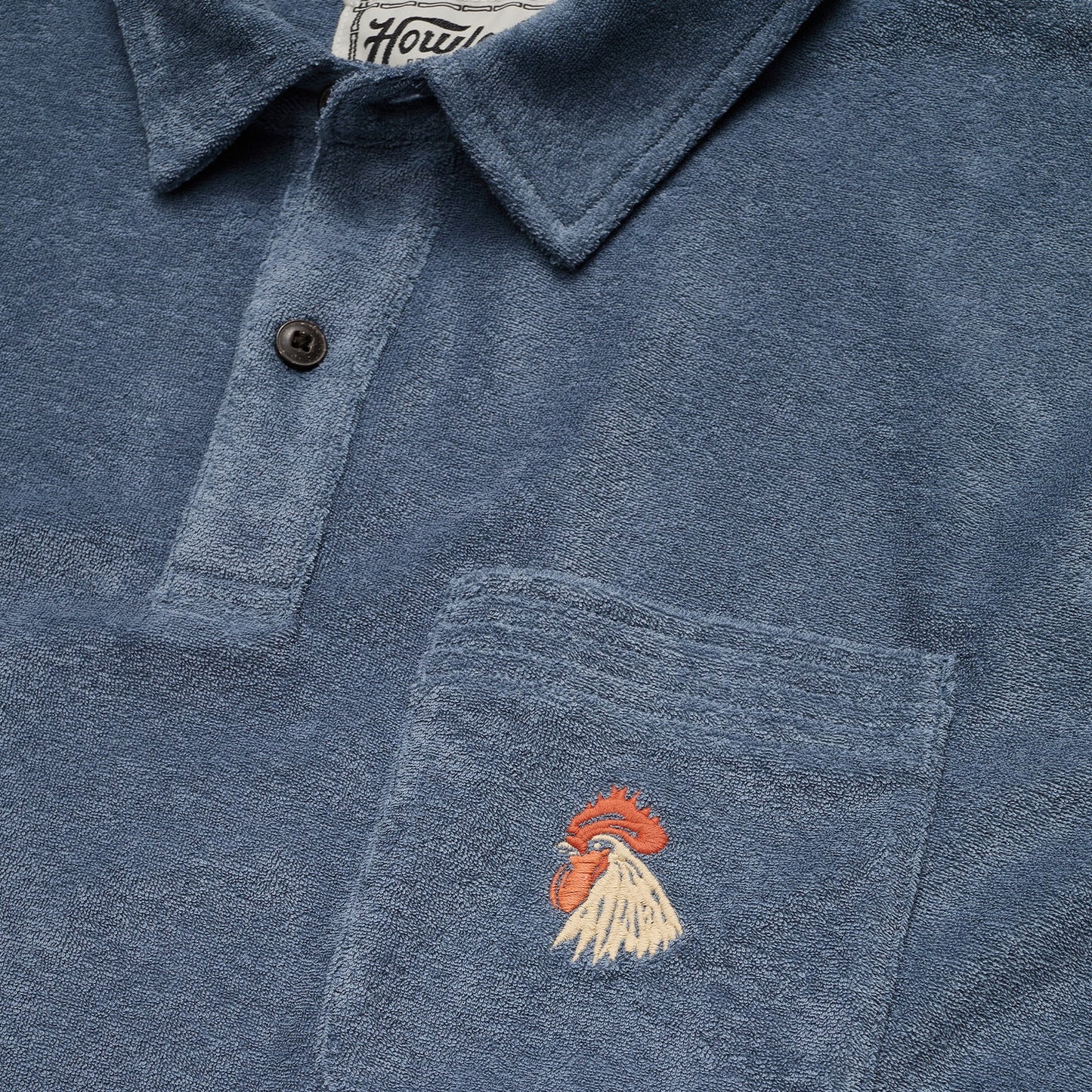 Plusherman Terry Polo: Blue Mirage