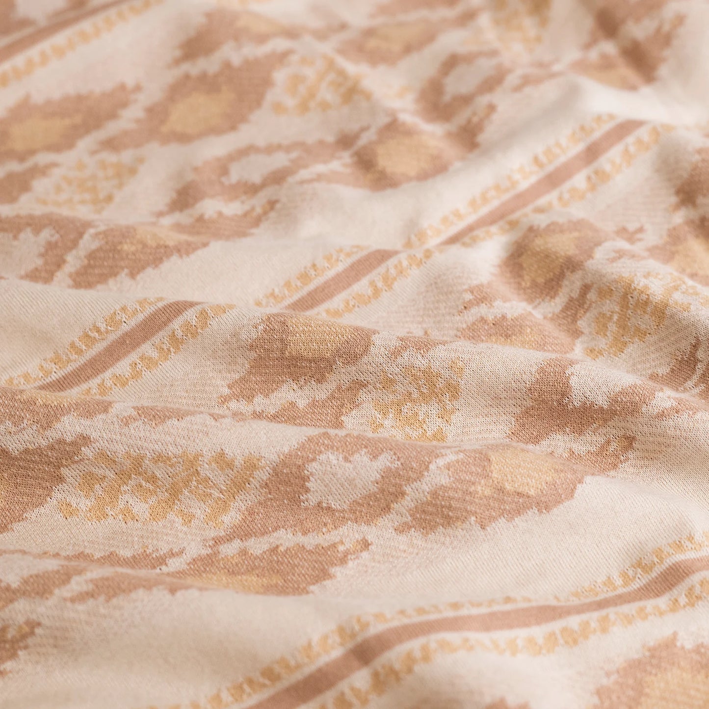 Ranchero Jacquard Polo: Taki Jacquard - Brown Rice