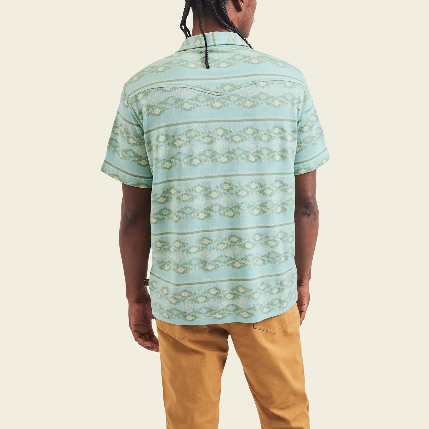 Ranchero Jacquard Polo: Taki Jacquard - Seafoam