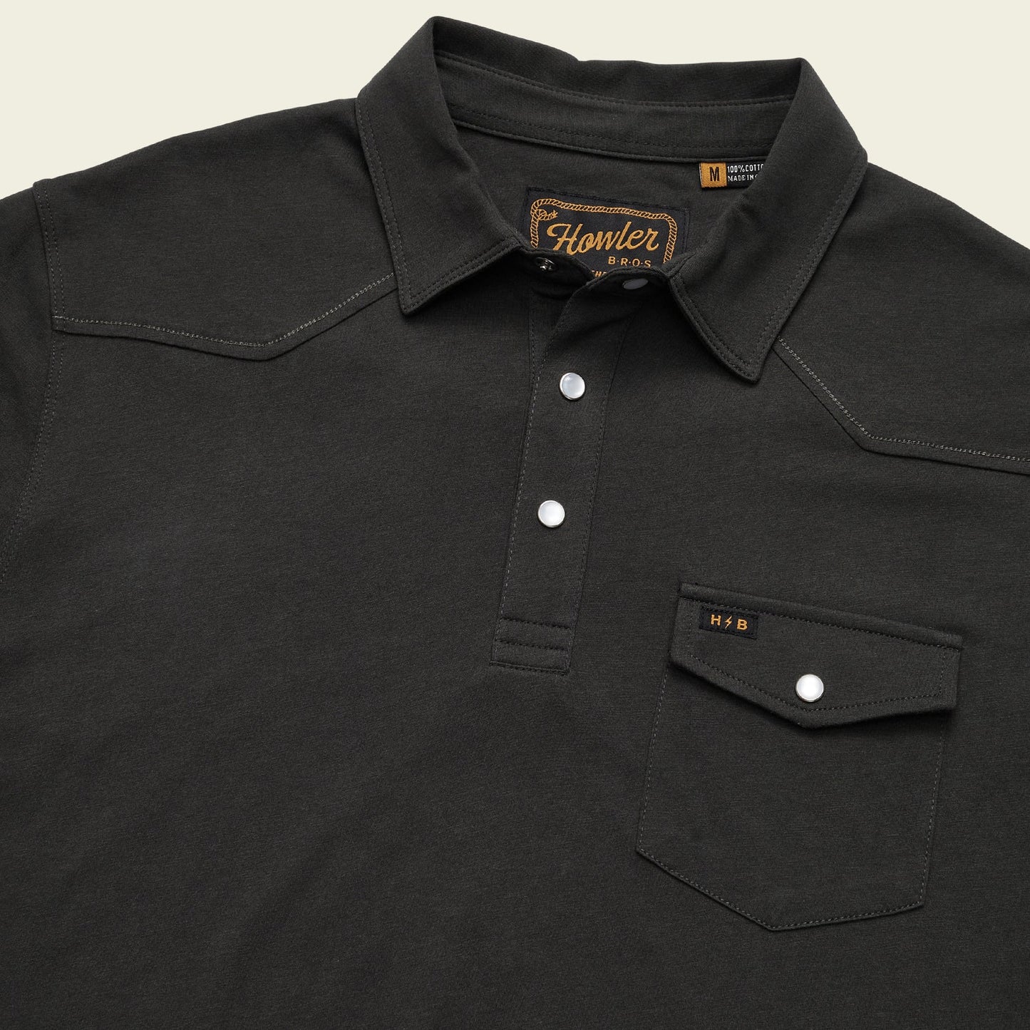 Ranchero Polo: Antique Black