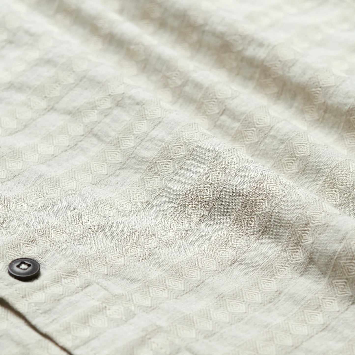 San Gabriel Shortsleeve - Diamond Dobby - Off White
