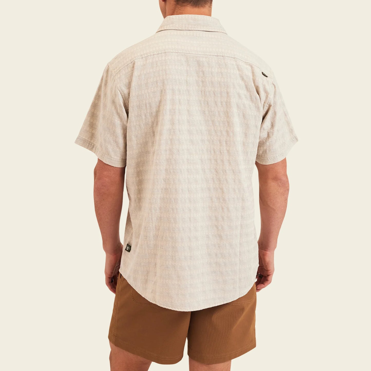 San Gabriel Shortsleeve - Diamond Dobby - Off White