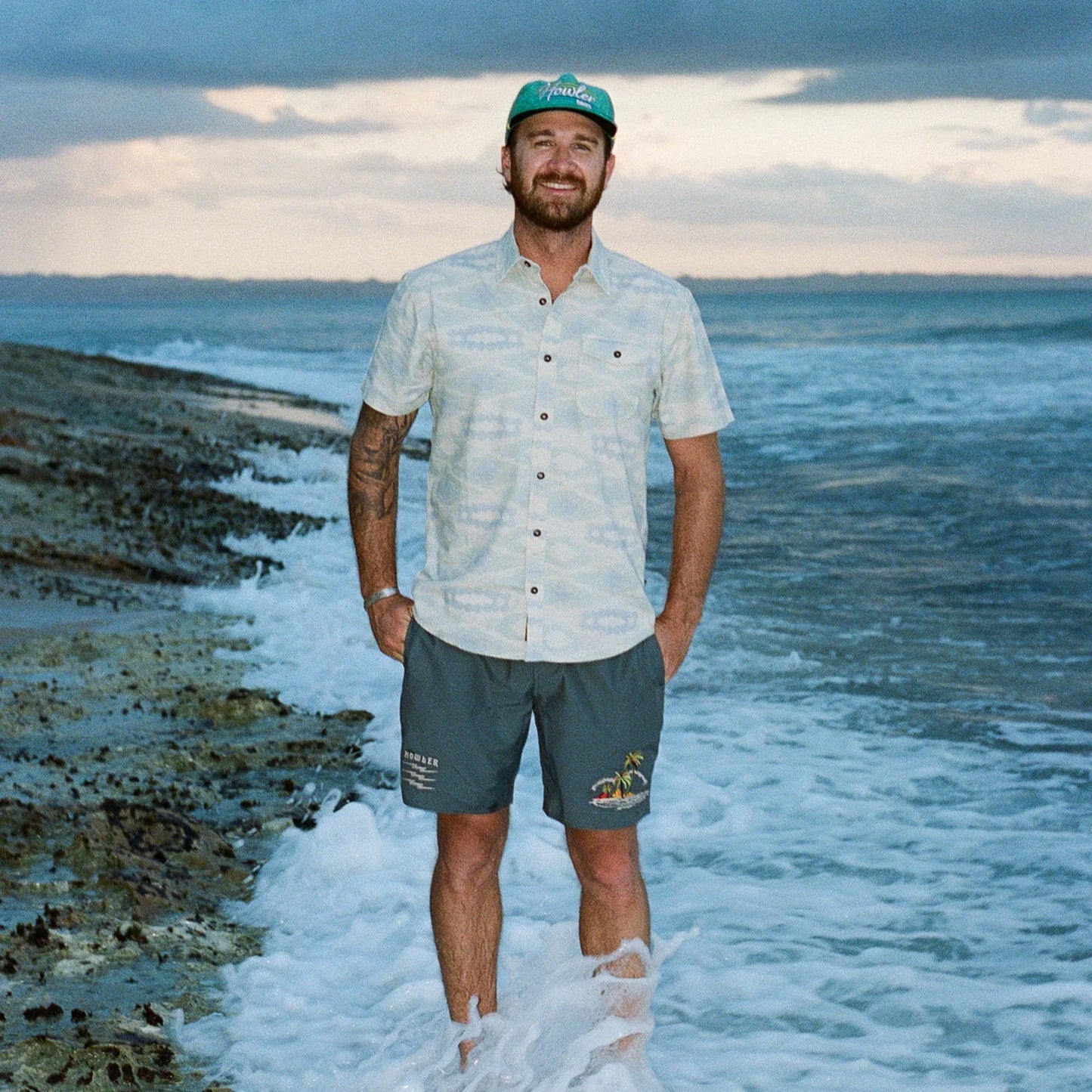 San Gabriel Shortsleeve - Taki - Bone White