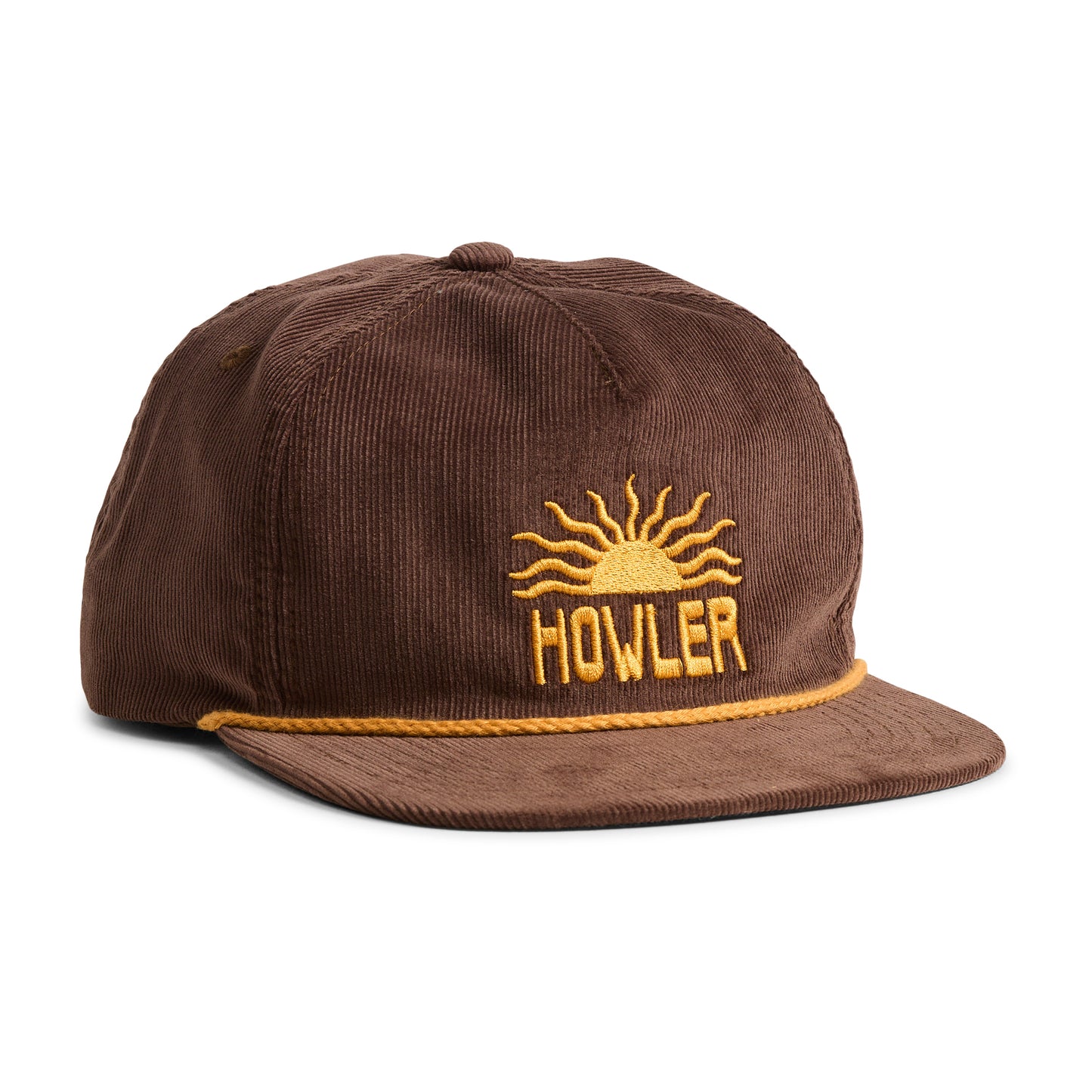 Unstructured Snapback - El Sol Brown Cord