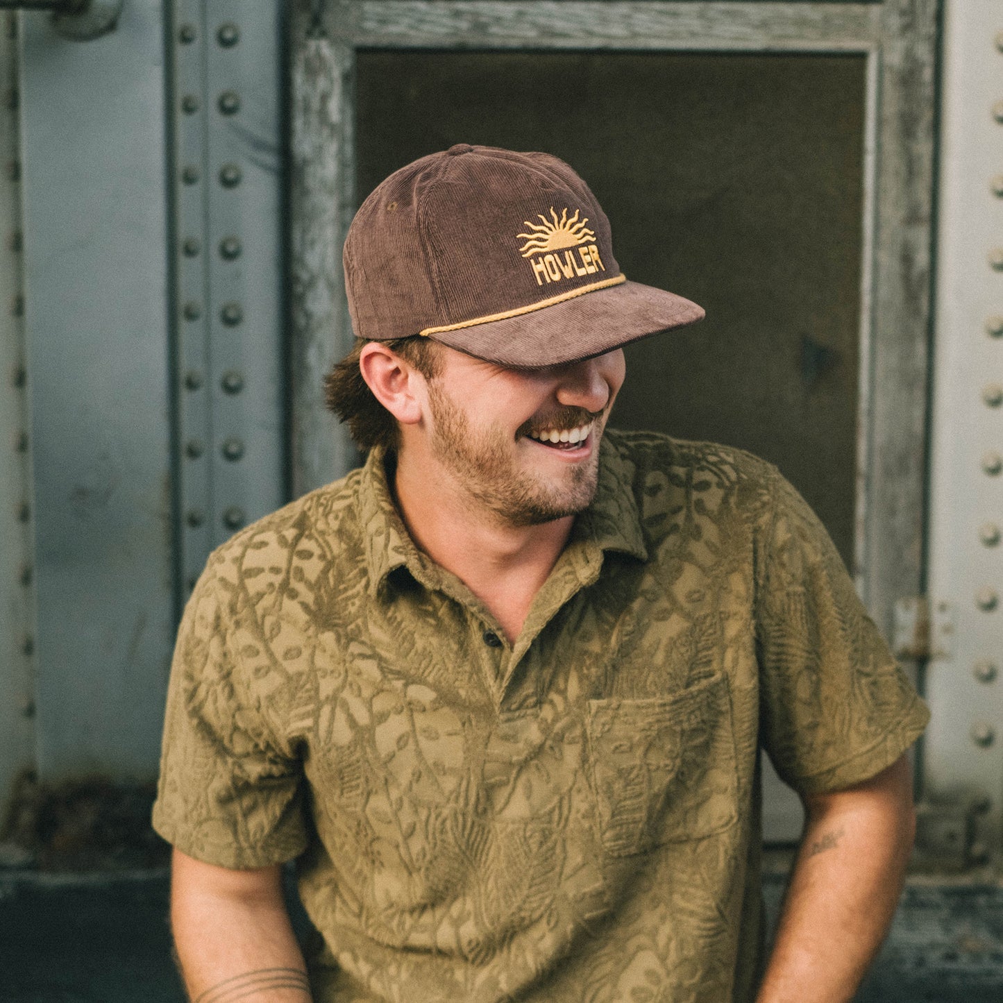 Unstructured Snapback - El Sol Brown Cord