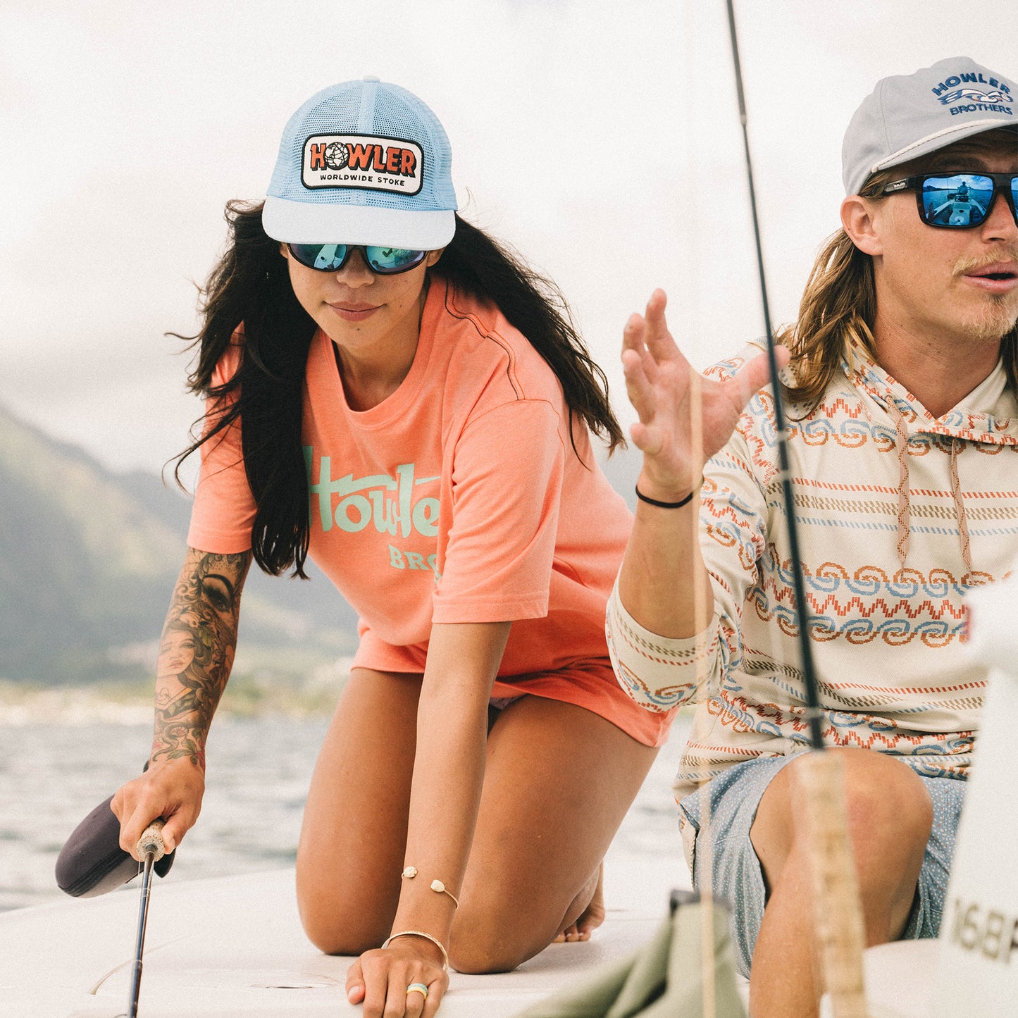 Unstructured Snapback - Worldwide Stoke : Light Blue