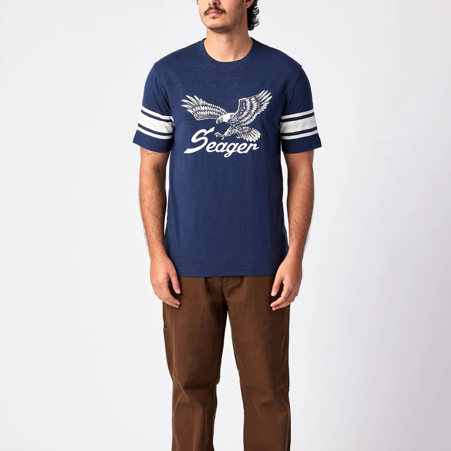 Riggins Crew Tee - Navy