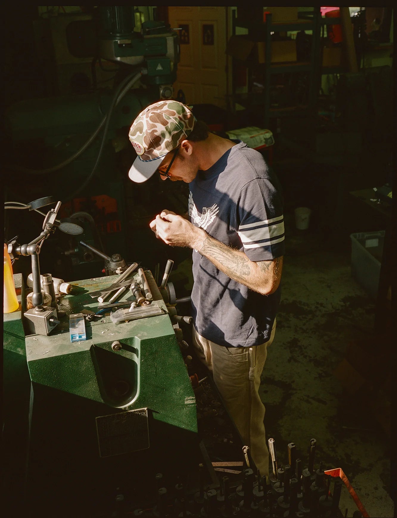 Riggins Crew Tee - Navy