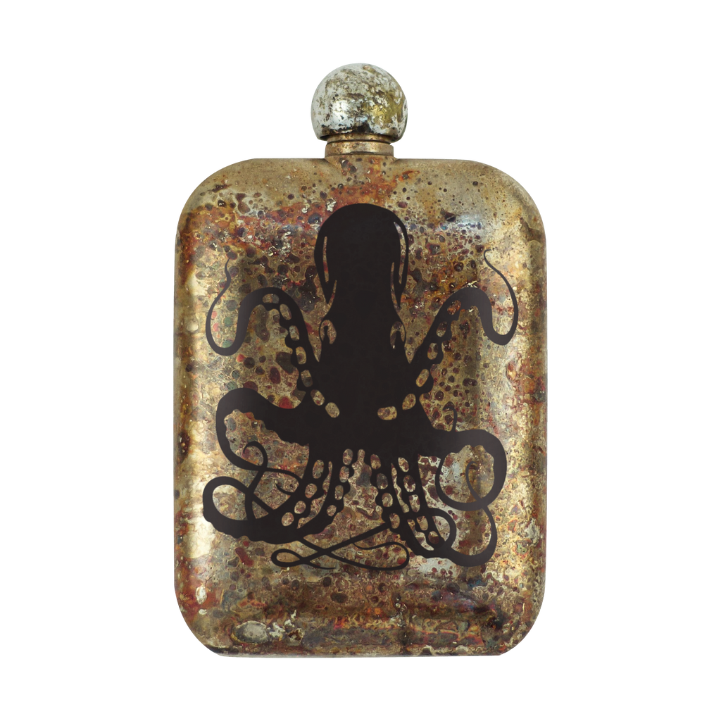 Seamonster Whiskey Flask