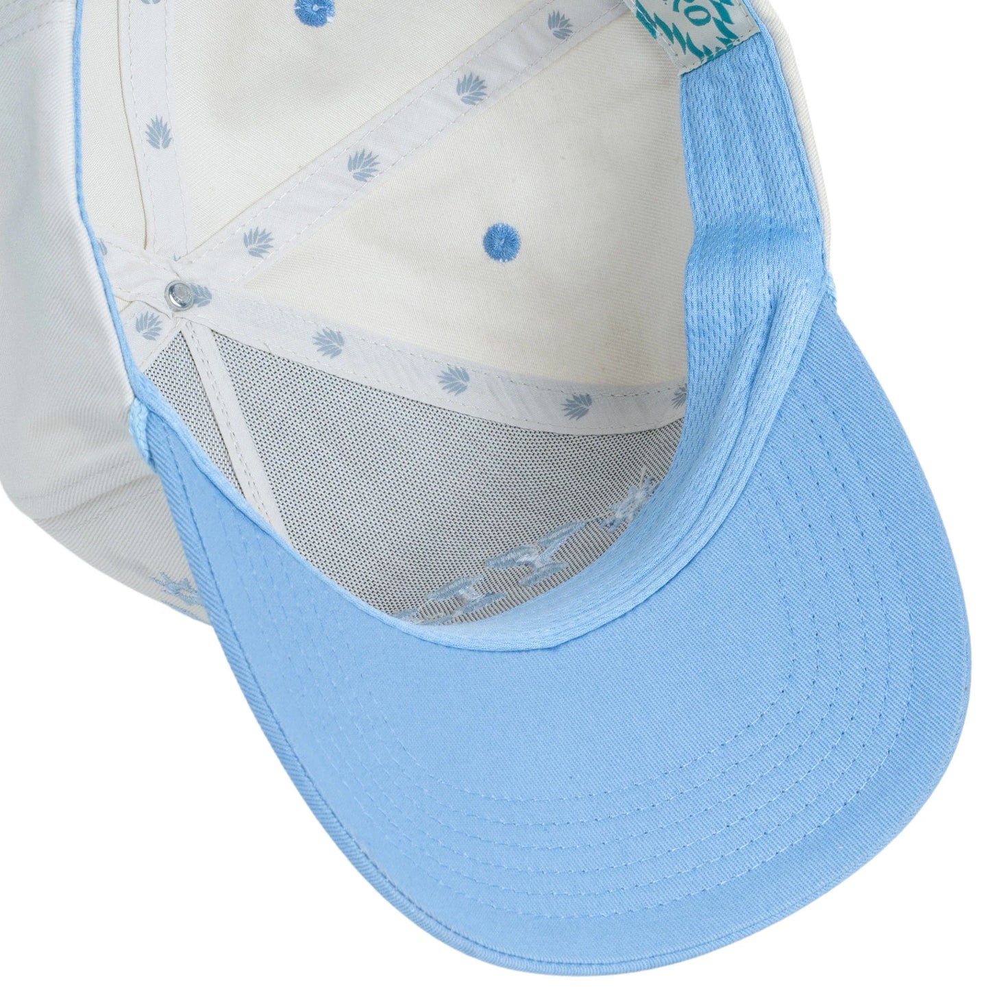 Yippee Ki Yay Hat - Cream/ Lt Blue