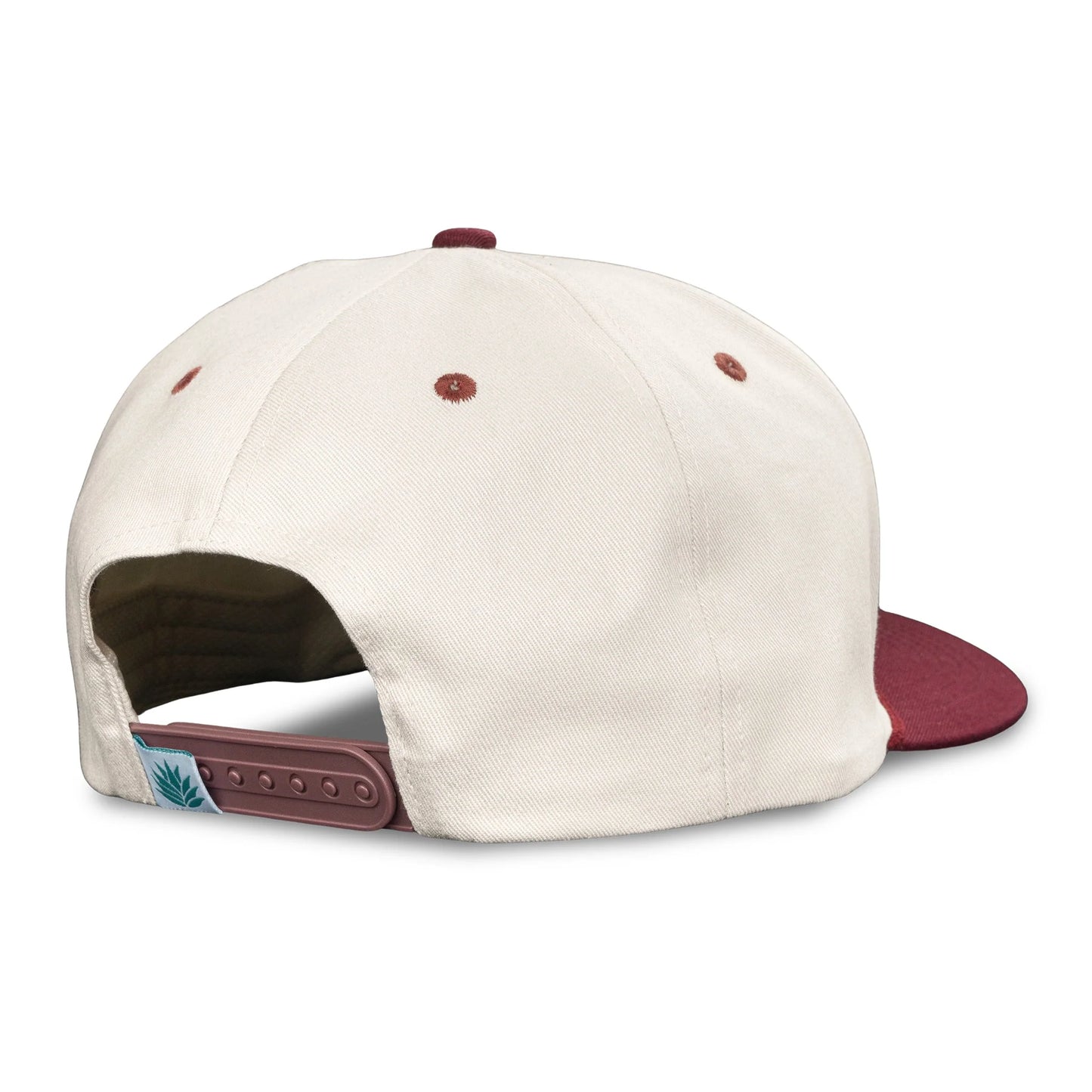 Logo Hat - Cream/Maroon