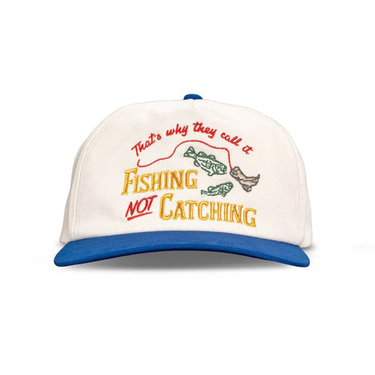 Not Catching Hat - White/Blue