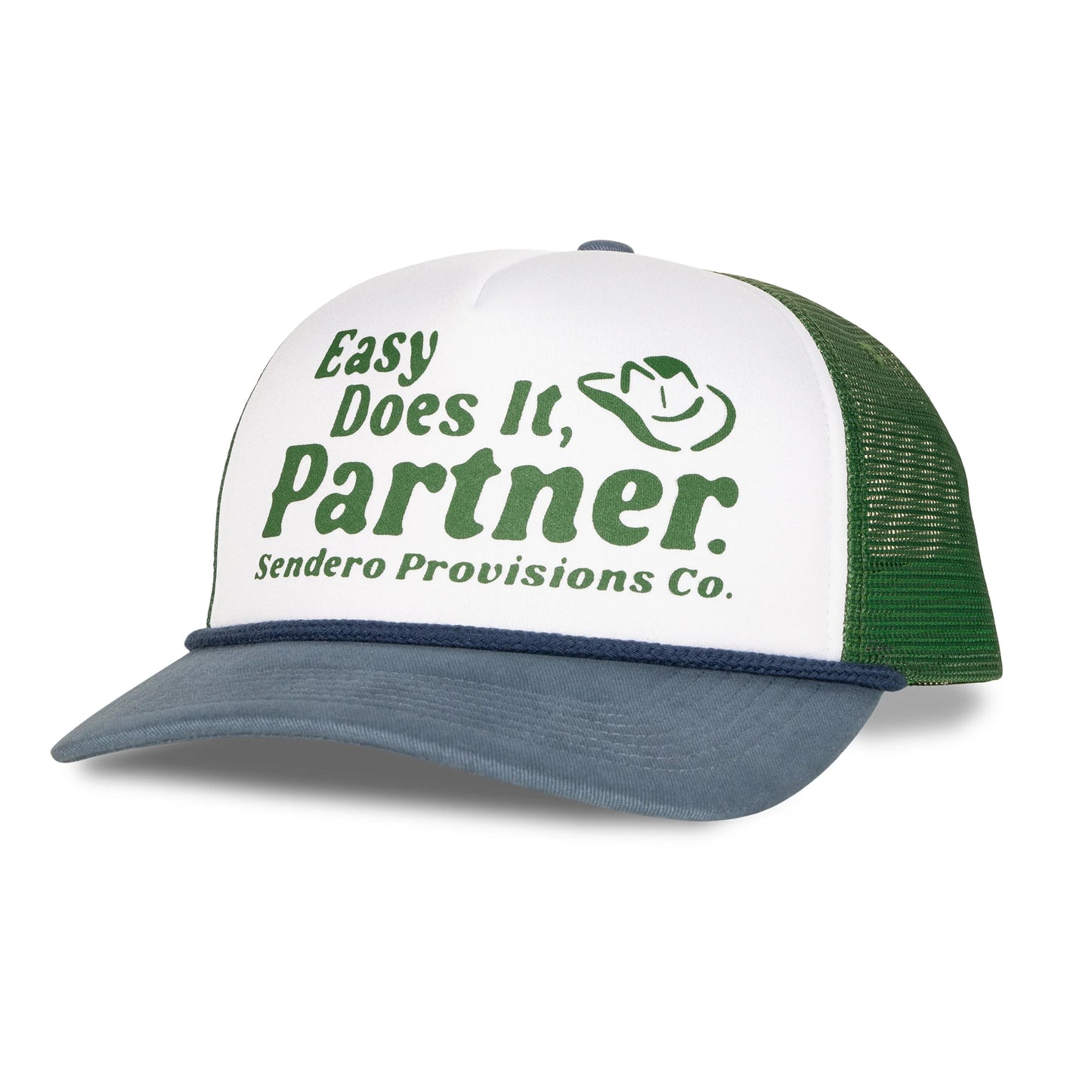 Easy Does It Hat - White/Green