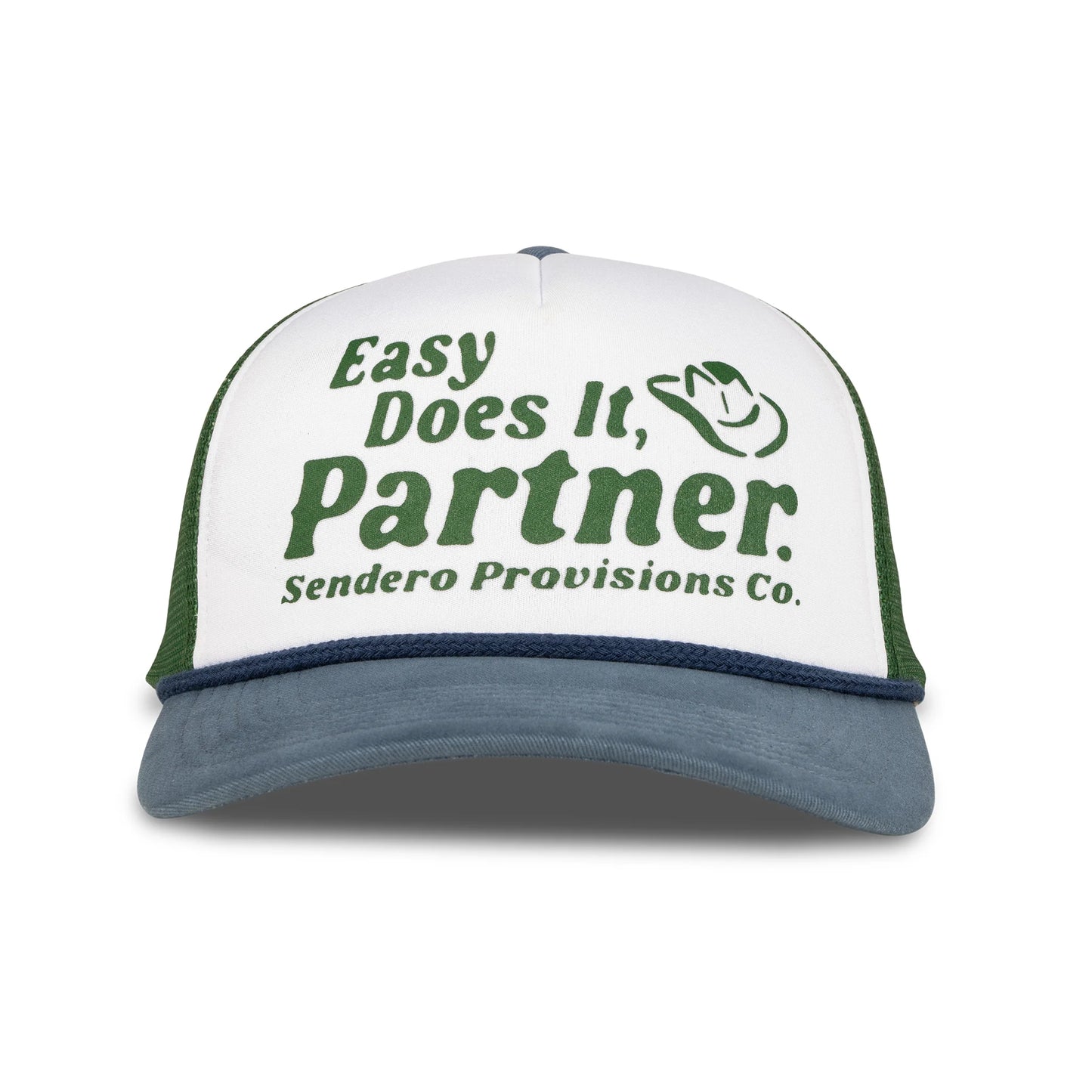 Easy Does It Hat - White/Green