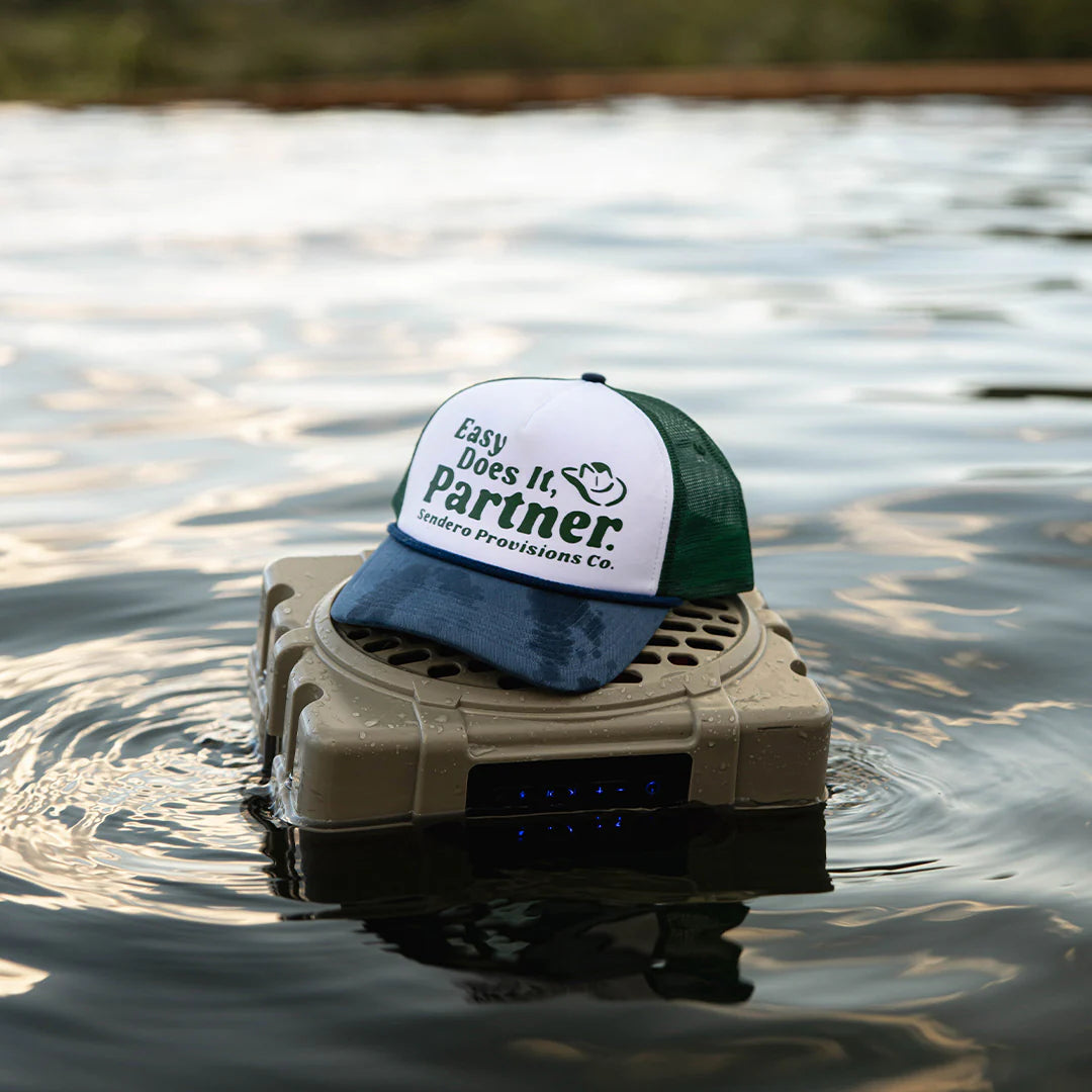 Easy Does It Hat - White/Green