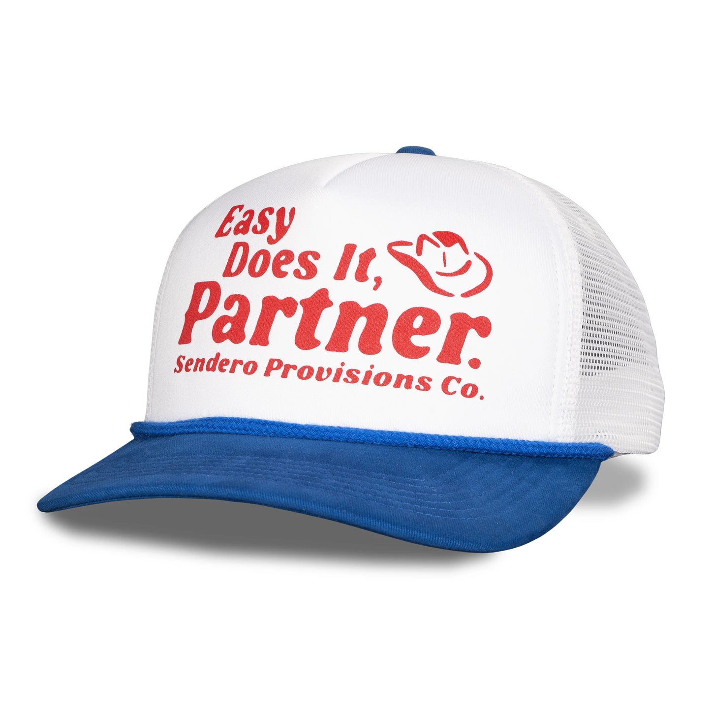 Easy Does It Hat - White/Red