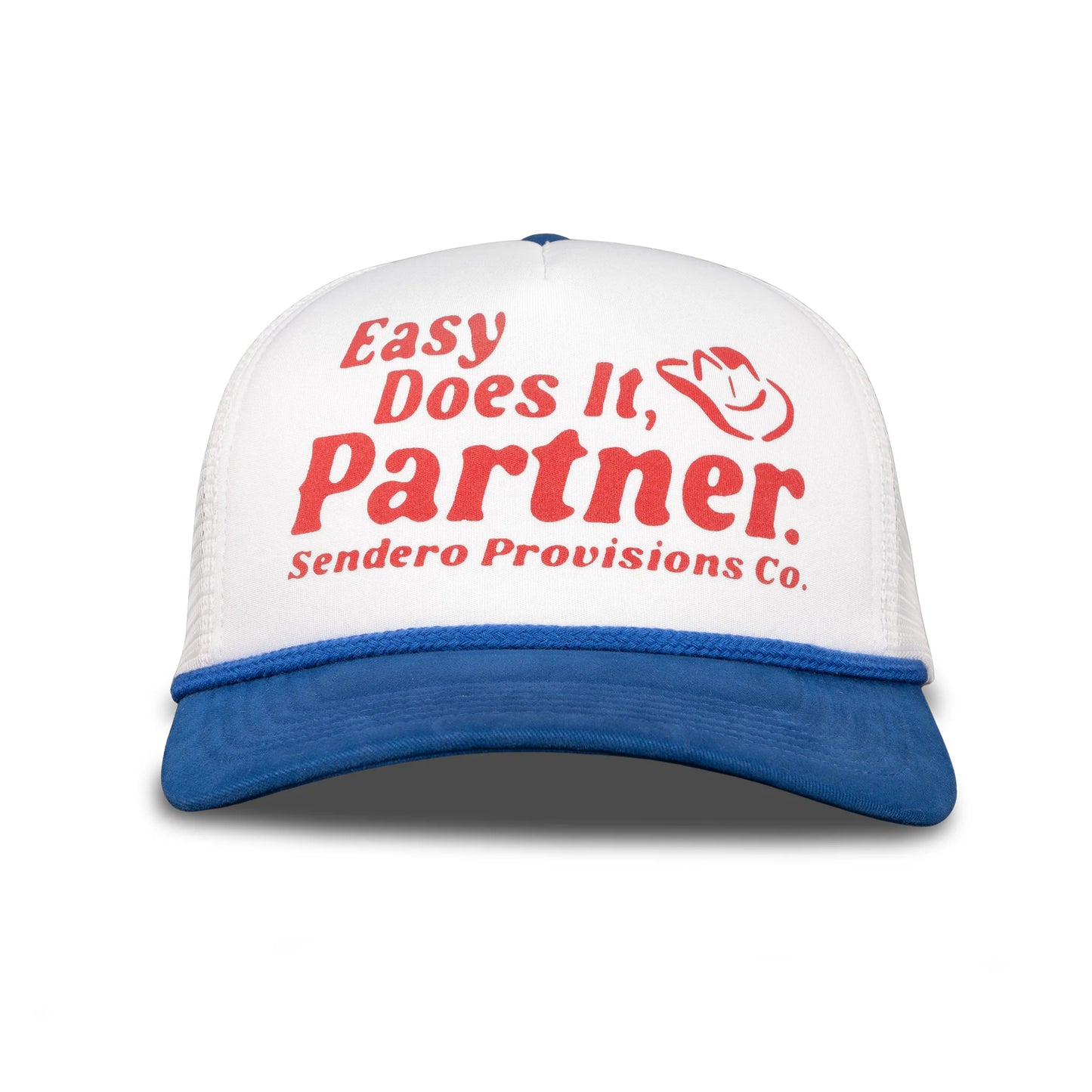 Easy Does It Hat - White/Red