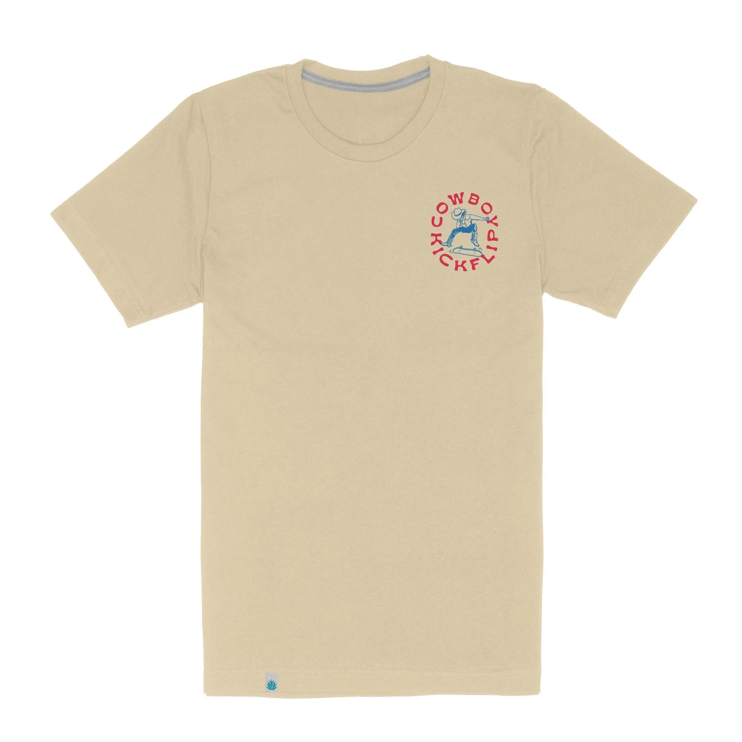 Cowboy Kickflip Tee - Cream
