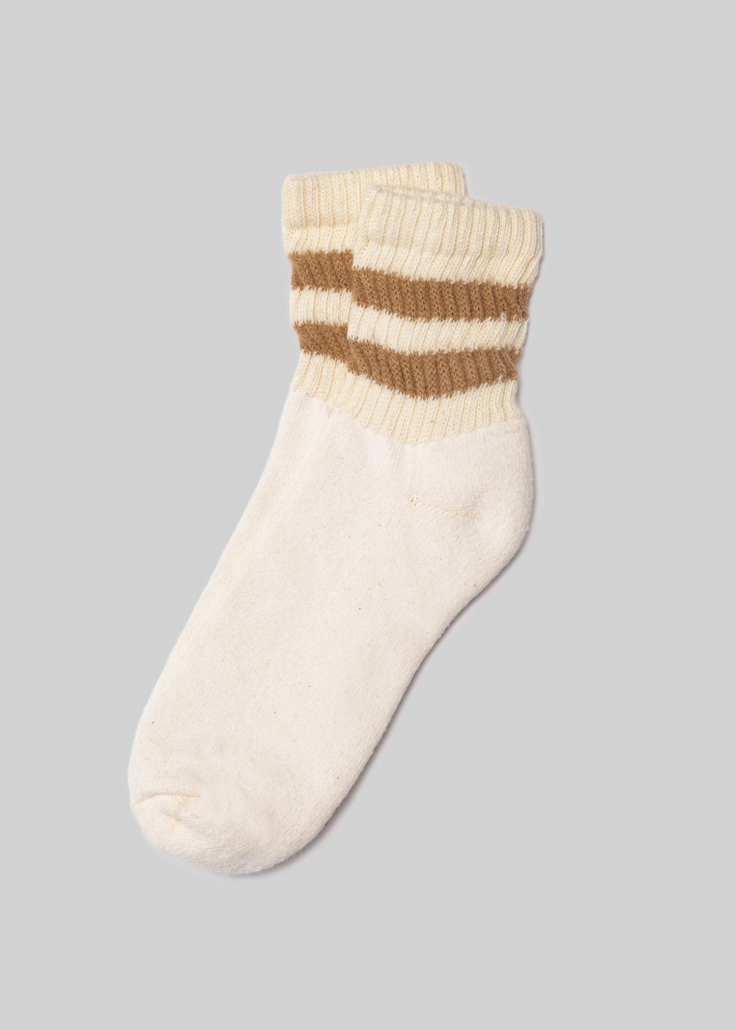 The Mono Stripe Quarter Crew - Acorn