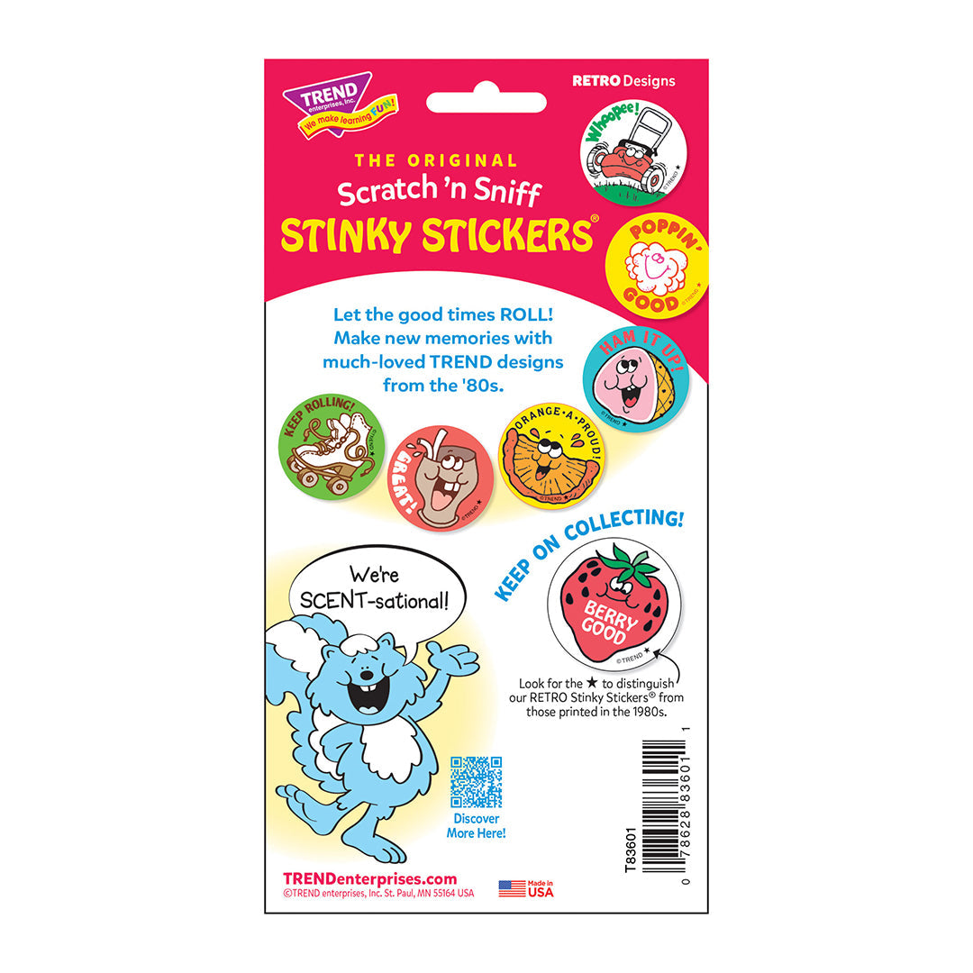 Berry Good, Strawberry scent Retro Scratch 'n Sniff Stinky Stickers