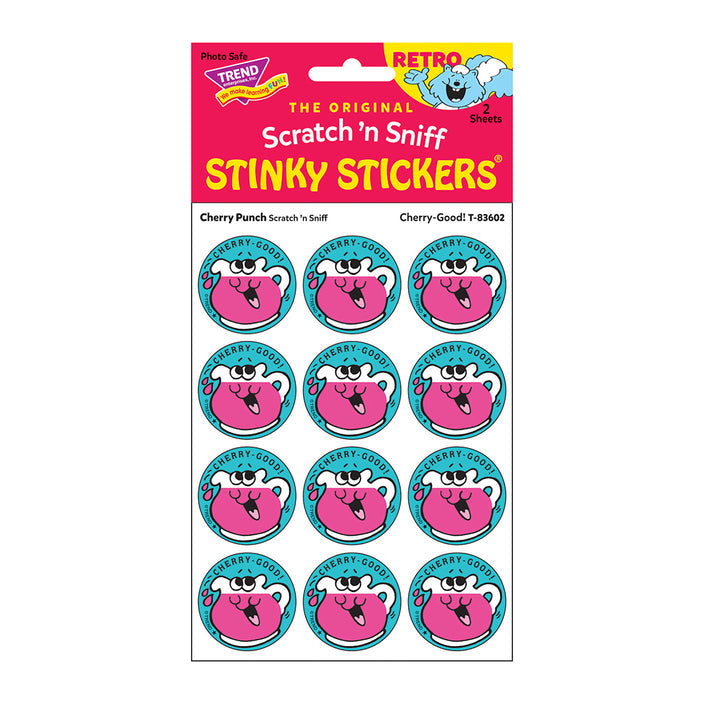 Cherry-Good!, Cherry Punch scent Retro Scratch 'n Sniff Stinky Stickers