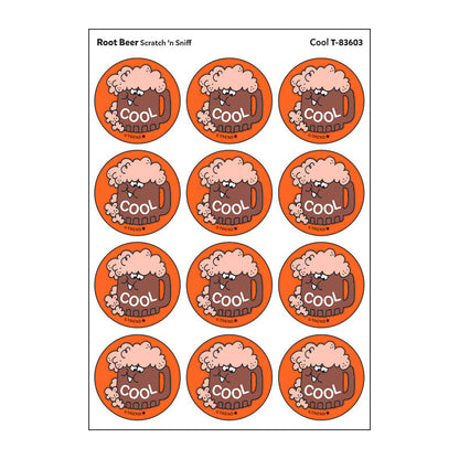 Cool, Root Beer scent Retro Scratch 'n Sniff Stinky Stickers