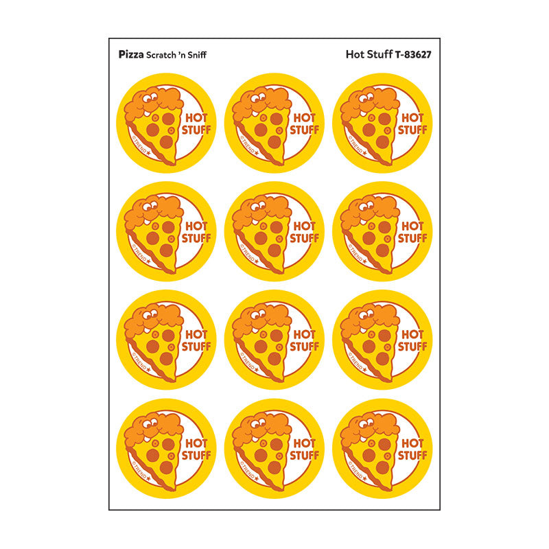 Hot Stuff, Pizza scent Retro Scratch 'n Sniff Stinky Stickers
