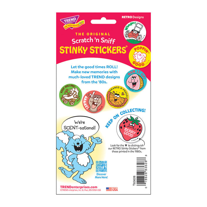 How Sweet It Is!, Cinnamon Roll scent Retro Scratch 'n Sniff Stinky Stickers