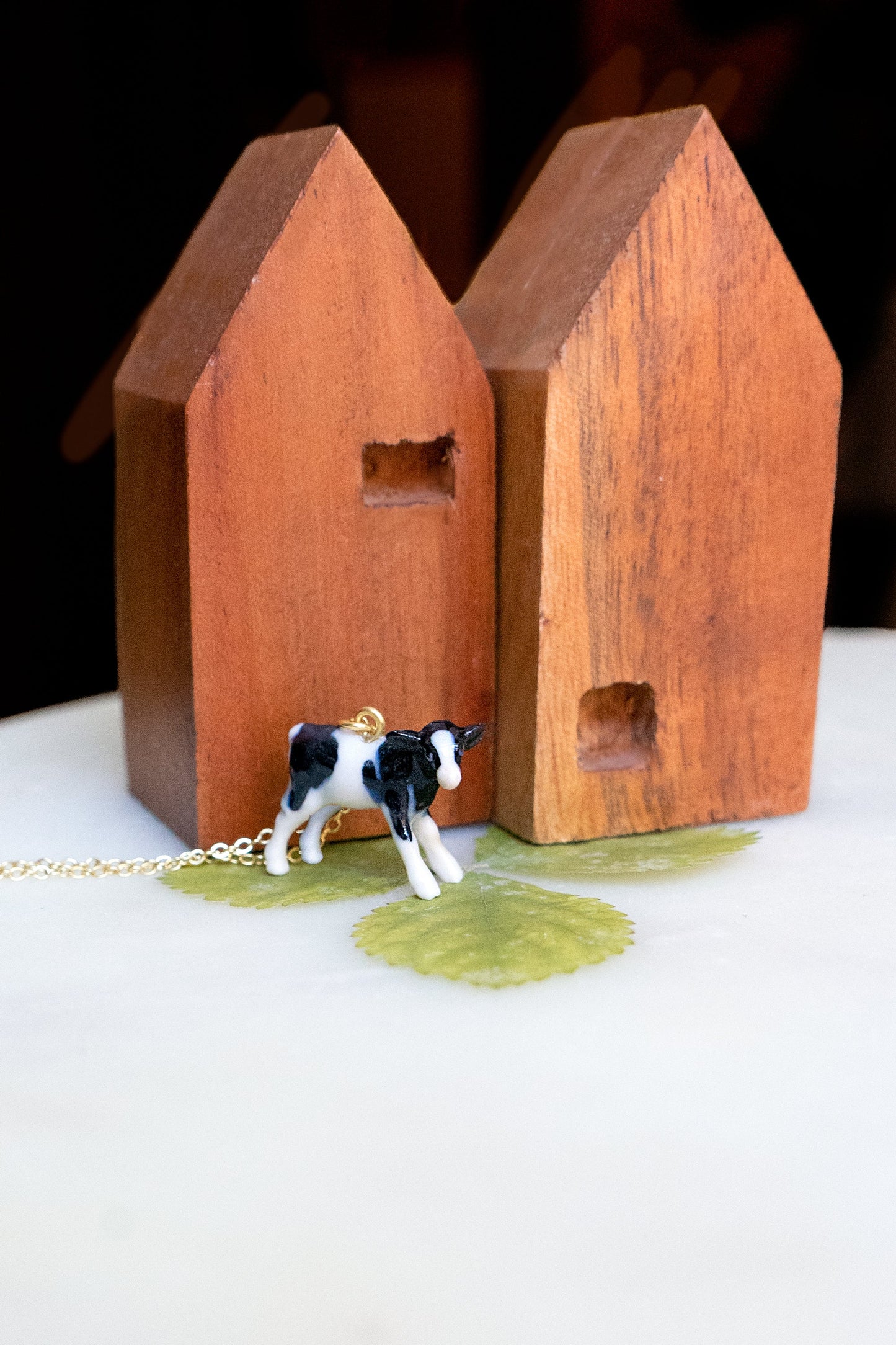 Spotted Cow Necklace