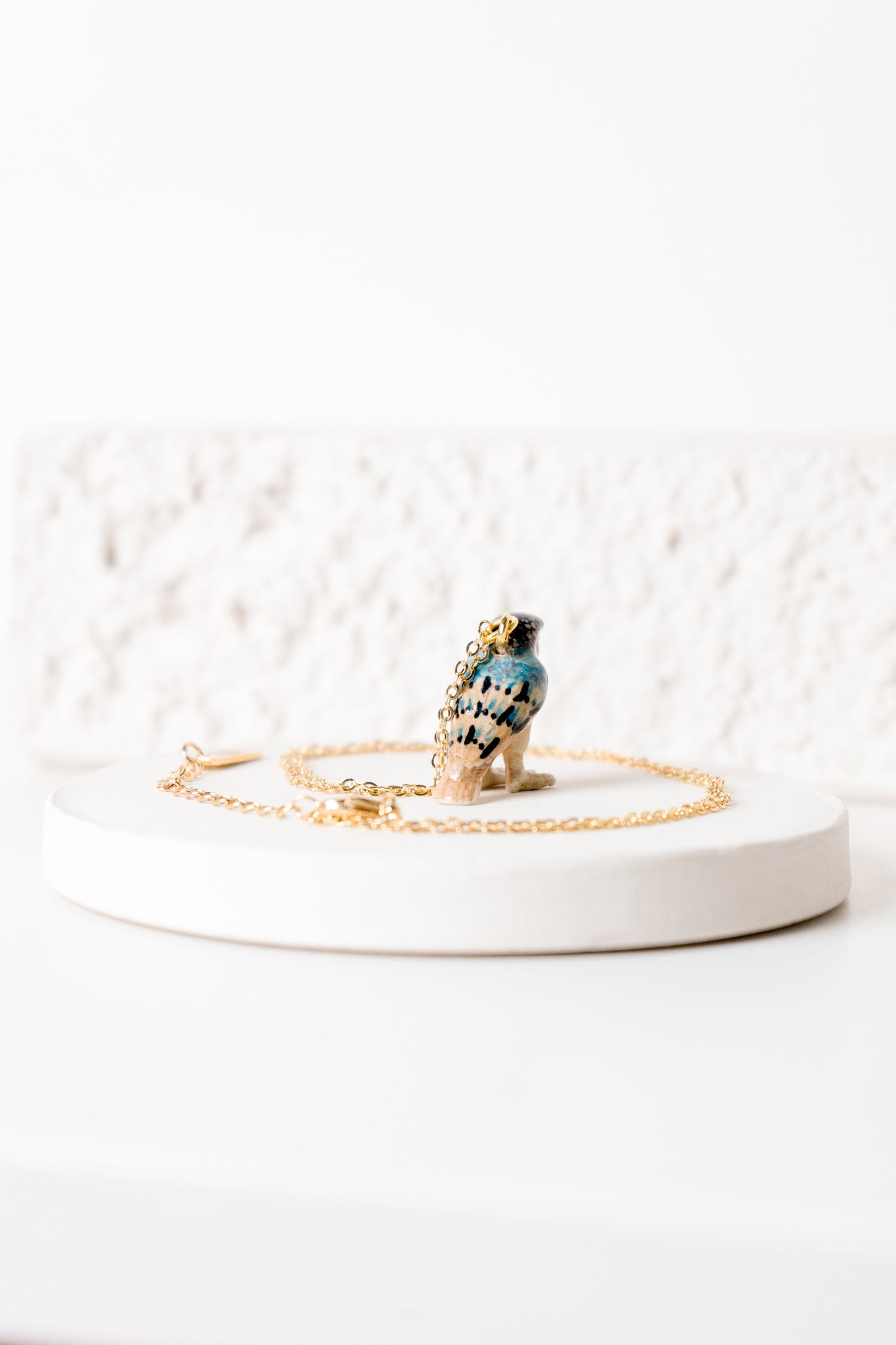 Tiny Egyptian Falcon Necklace