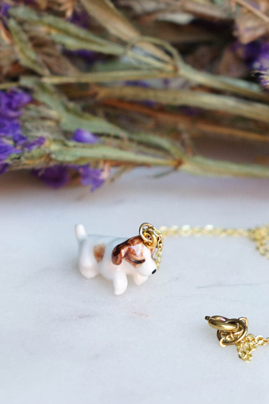 Tiny Jack Russell Necklace