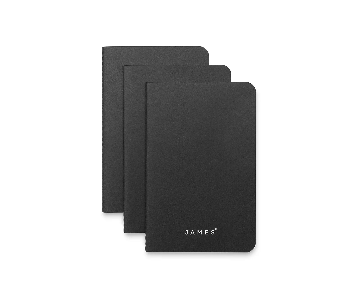 TJB Daily Notebooks - Matte Black/Dot Grid - 3 Pack